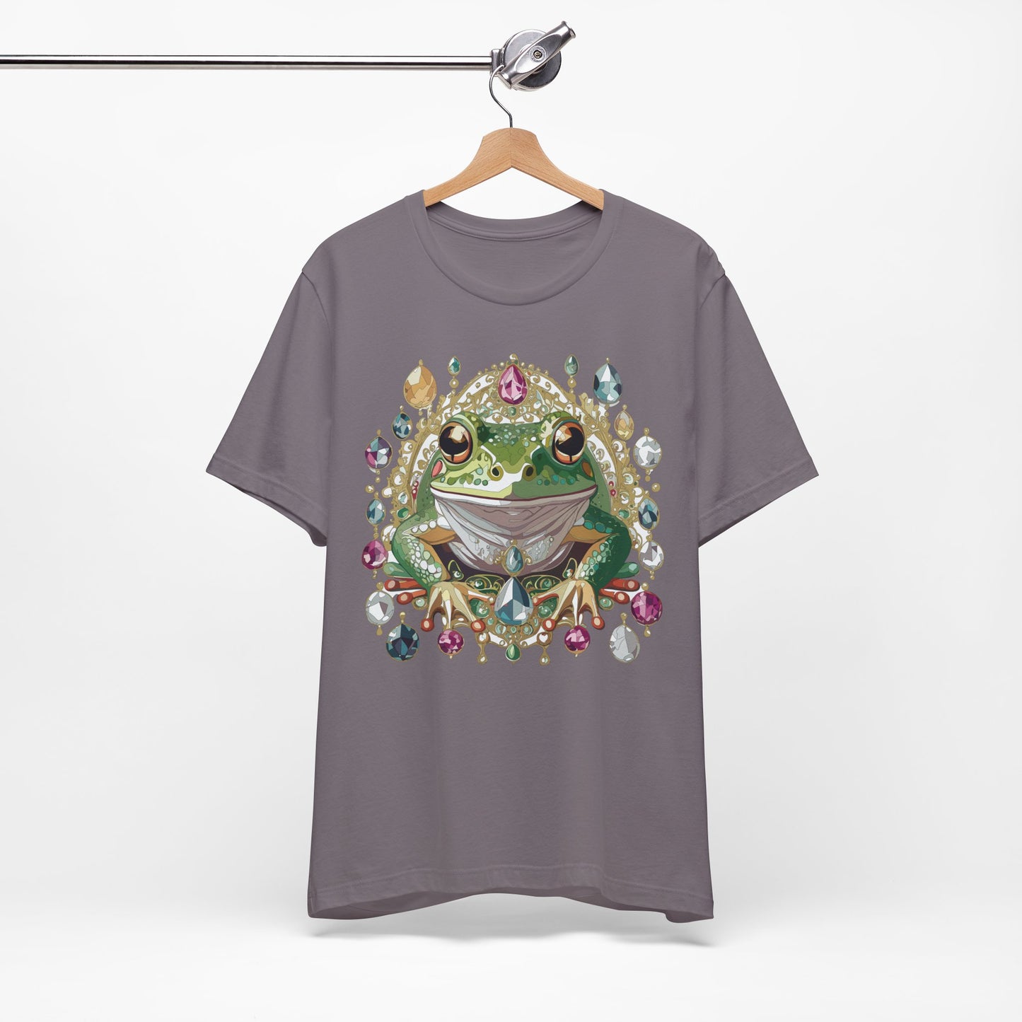 Animal Shirt, Shirt with Animal, Tee Shirt with Gold Animal Medal, Shirt with Antique Animal Medallion