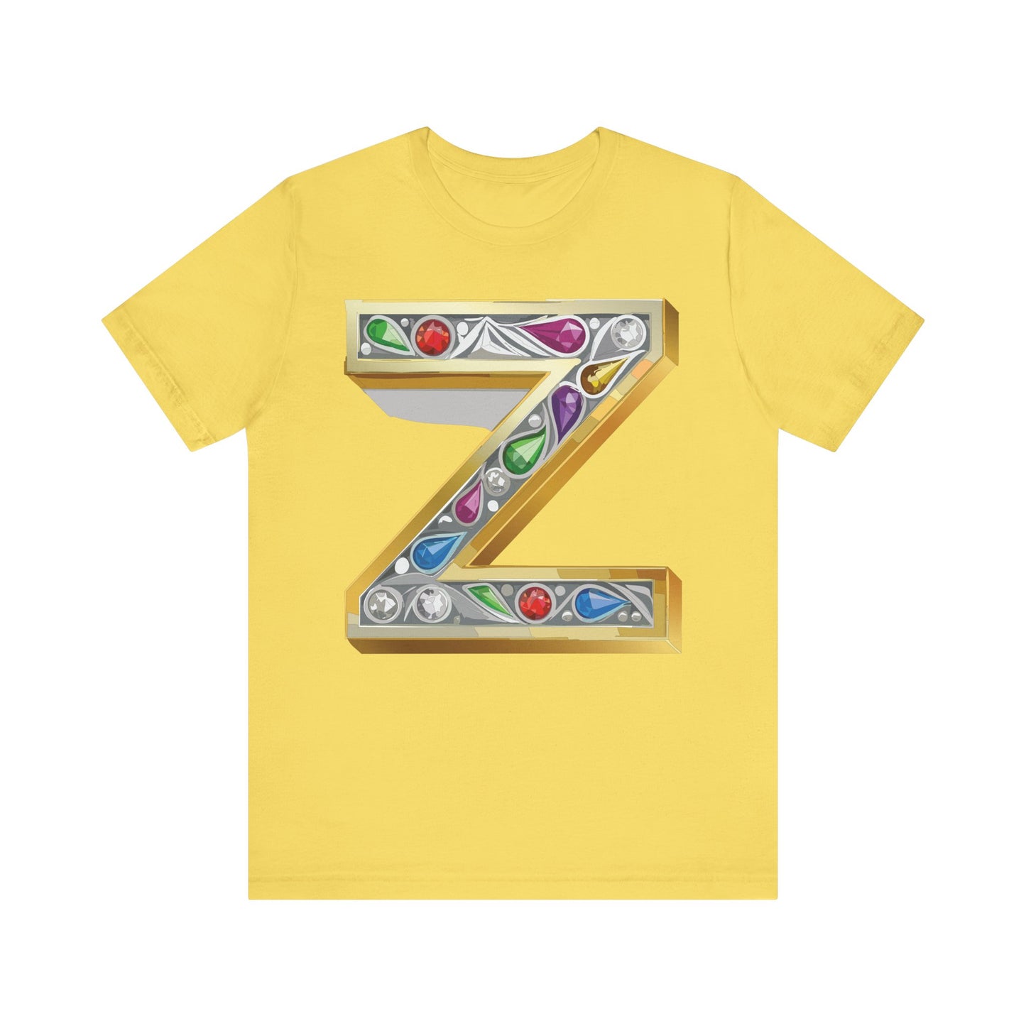 Letter Shirt, Shirt with Letters, Tee Shirt with Gold Letter, Shirt with Antique Letters