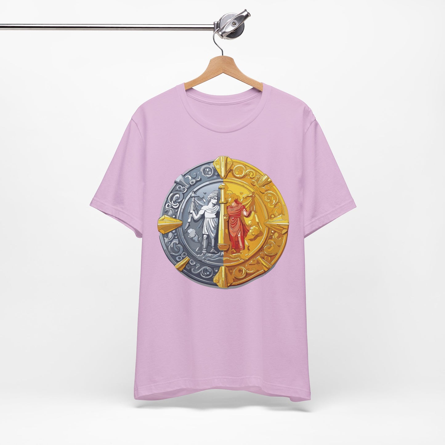 Coin Shirt, Shirt with Coin, Tee Shirt with Gold Coin, Shirt with Antique Coin