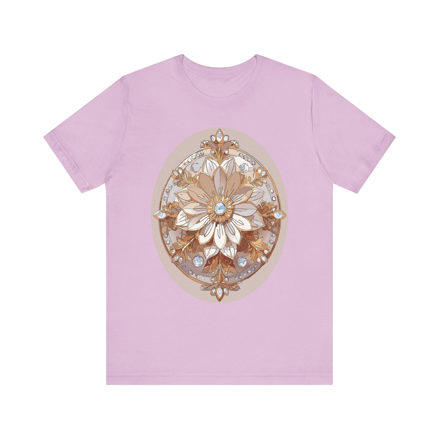 Floral Shirt, Flower Shirt, Tee Shirt with Antique Flower