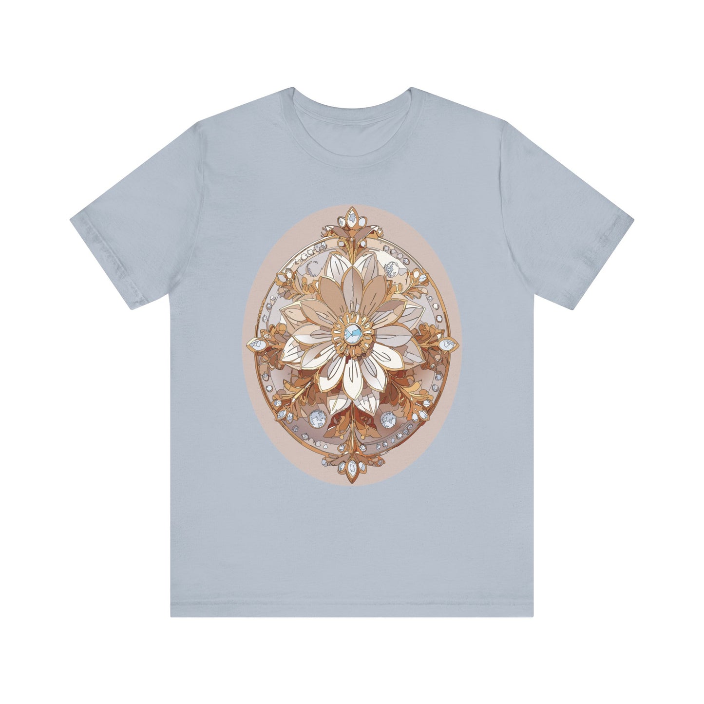 Floral Shirt, Flower Shirt, Tee Shirt with Antique Flower