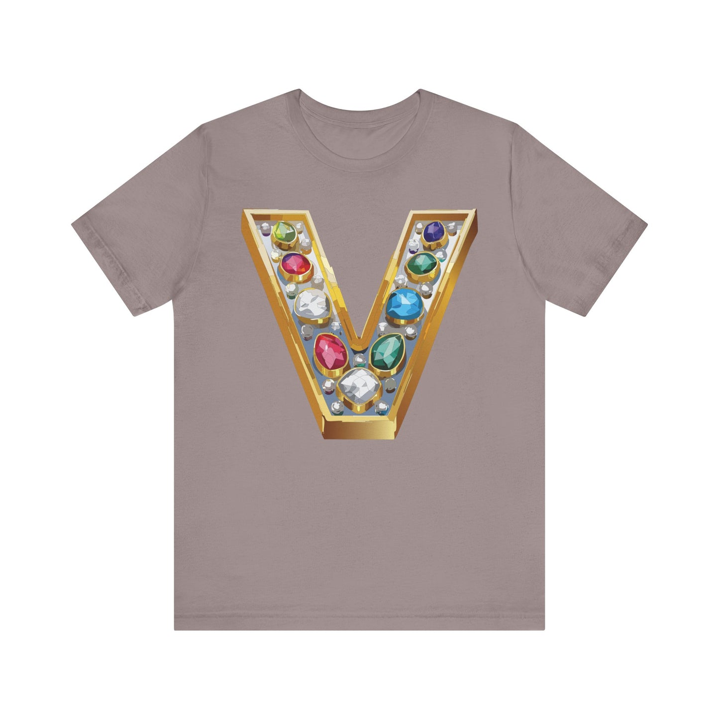 Letter Shirt, Shirt with Letters, Tee Shirt with Gold Letter, Shirt with Antique Letters