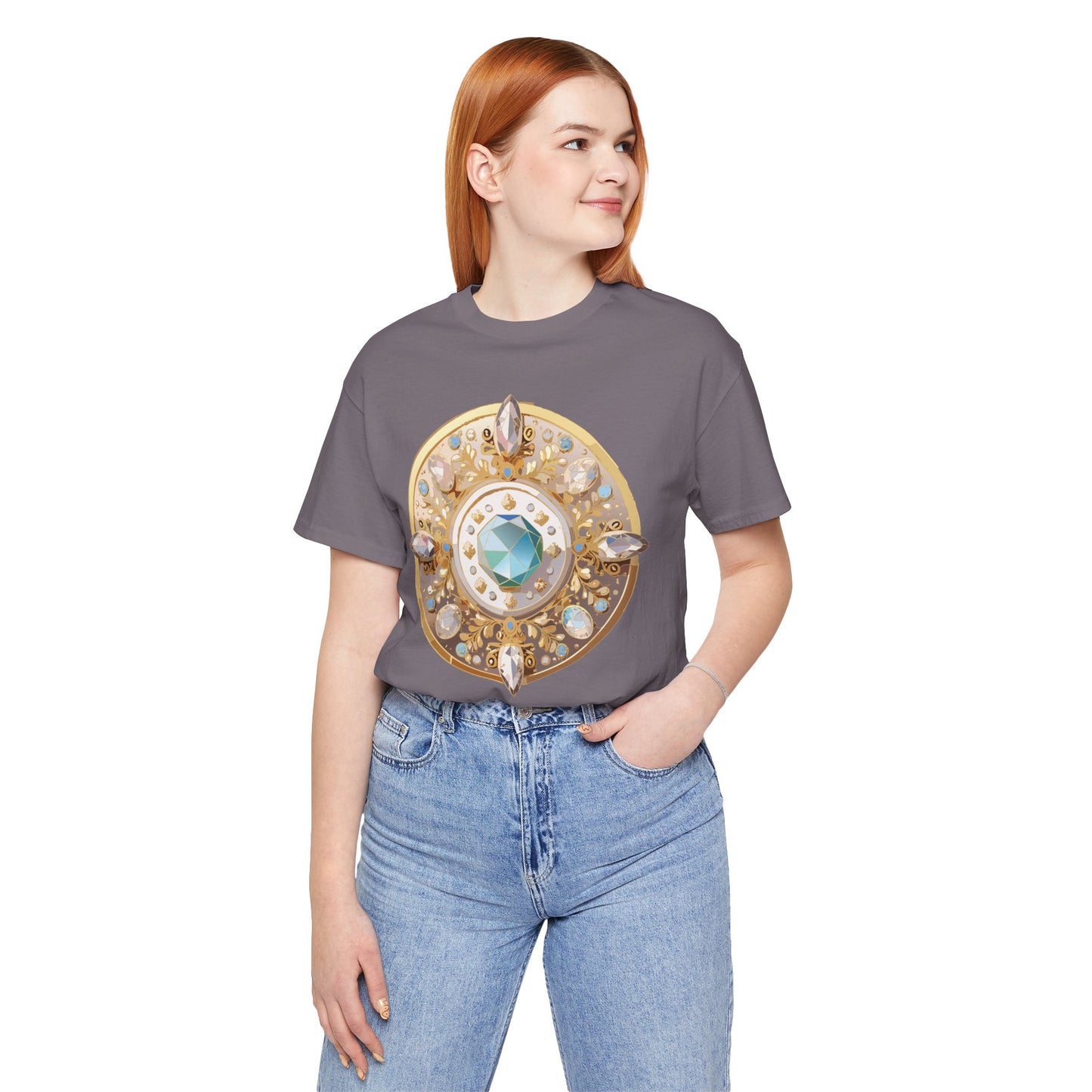 Medallion Shirt, Shirt with Medallion, Tee Shirt with Medal