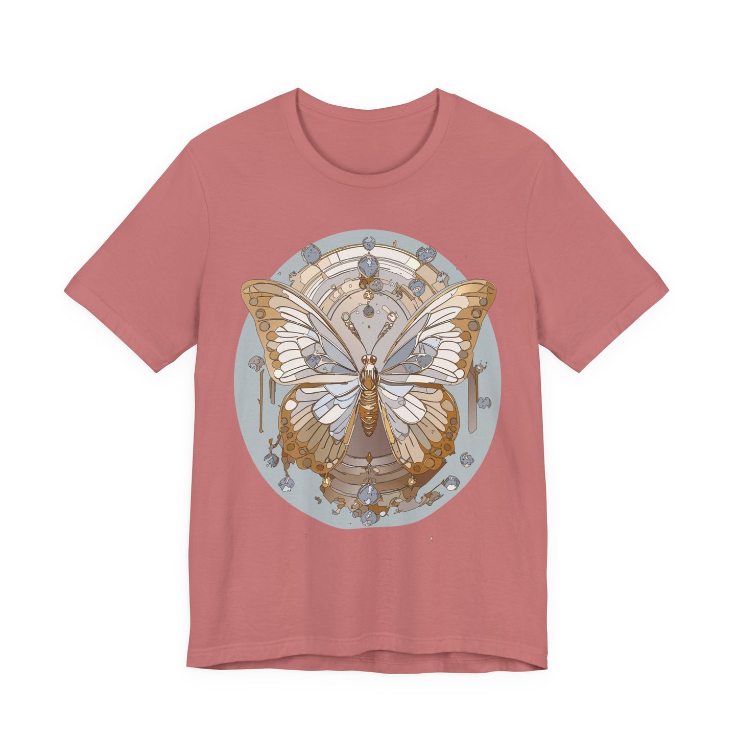 Butterfly Shirt, Shirt with Butterfly, Tee Shirt with Antique Butterfly