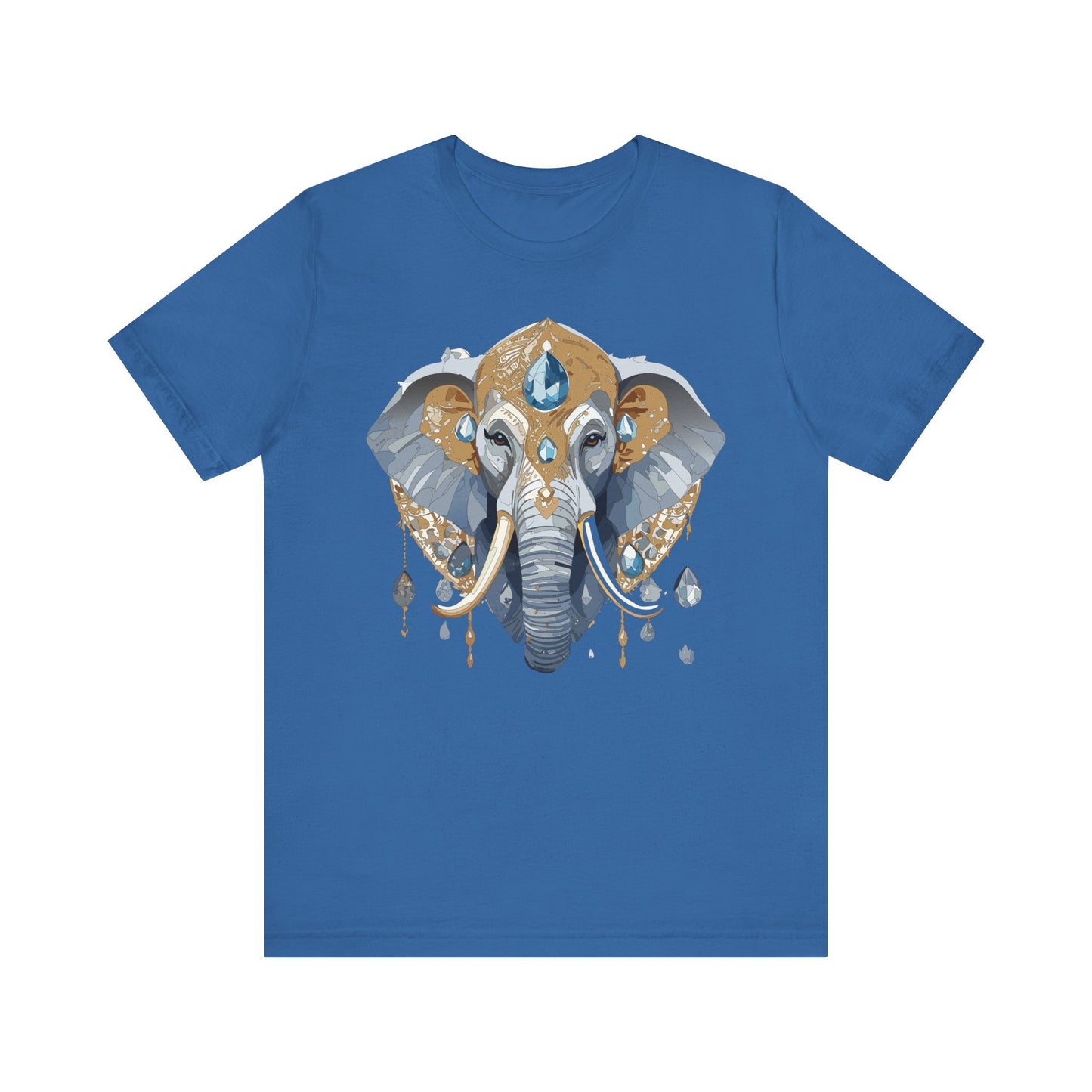 Animal Shirt, Shirt with Animal, Tee Shirt with Gold Animal Medal, Shirt with Antique Animal Medallion