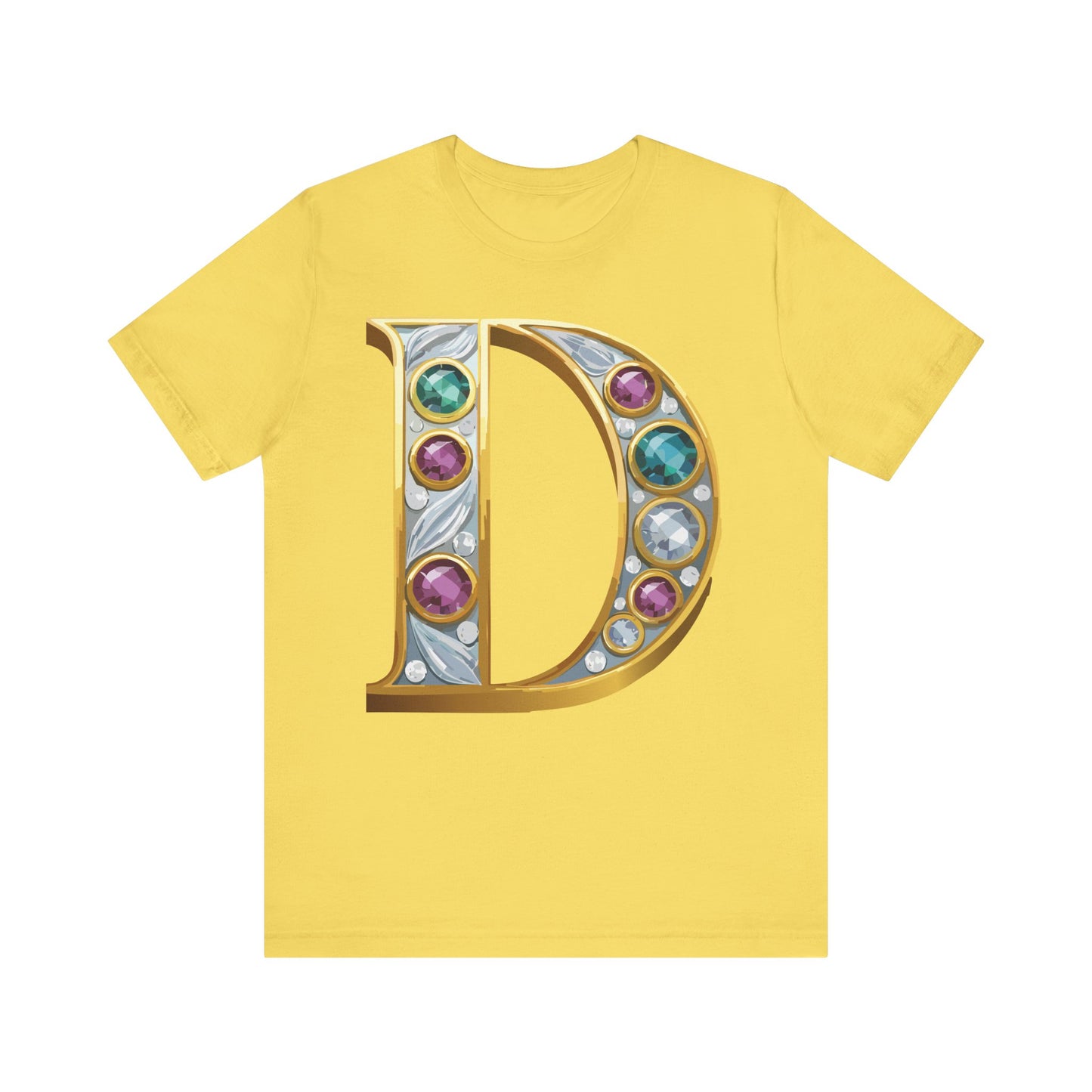 Letter Shirt, Shirt with Letters, Tee Shirt with Gold Letter, Shirt with Antique Letters
