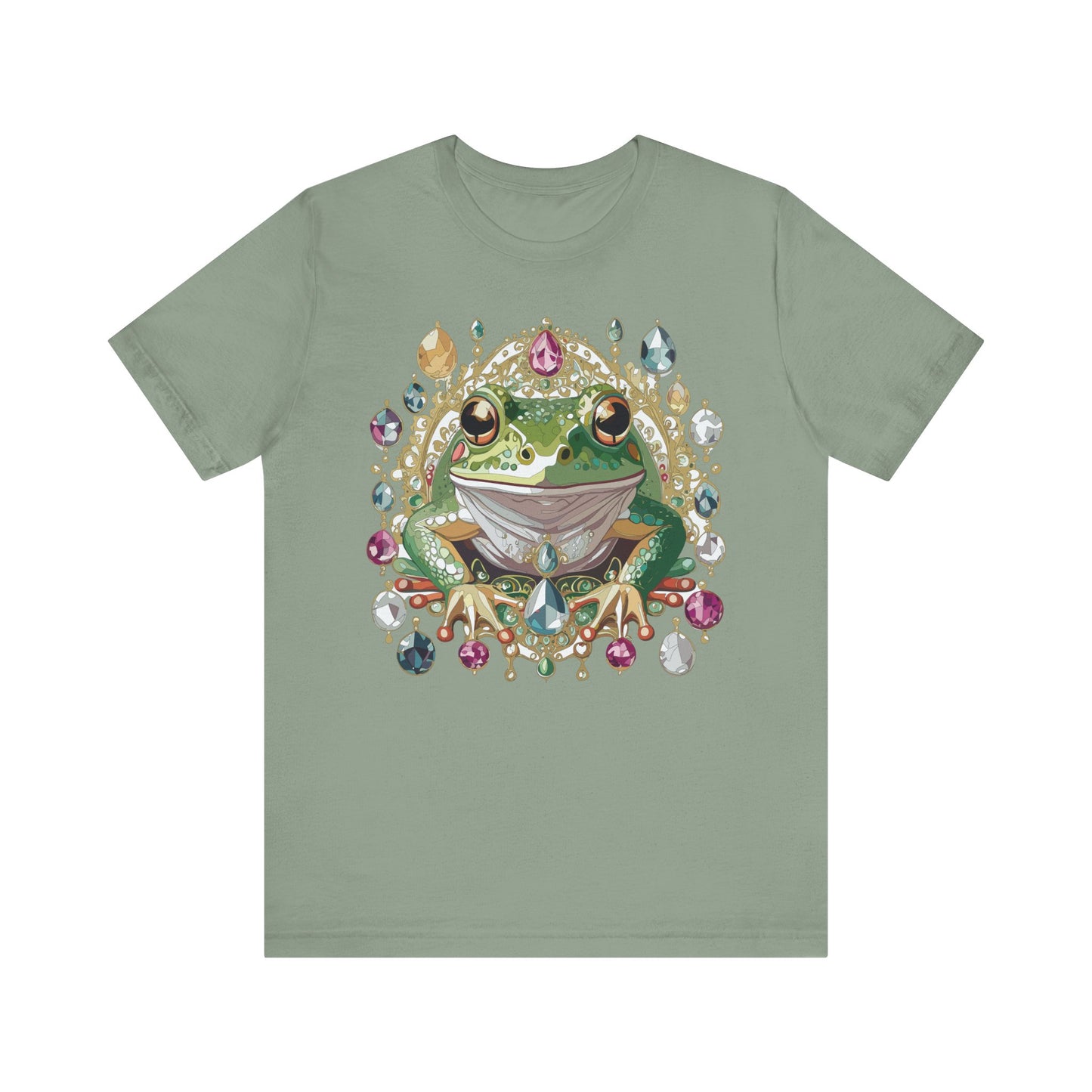 Animal Shirt, Shirt with Animal, Tee Shirt with Gold Animal Medal, Shirt with Antique Animal Medallion