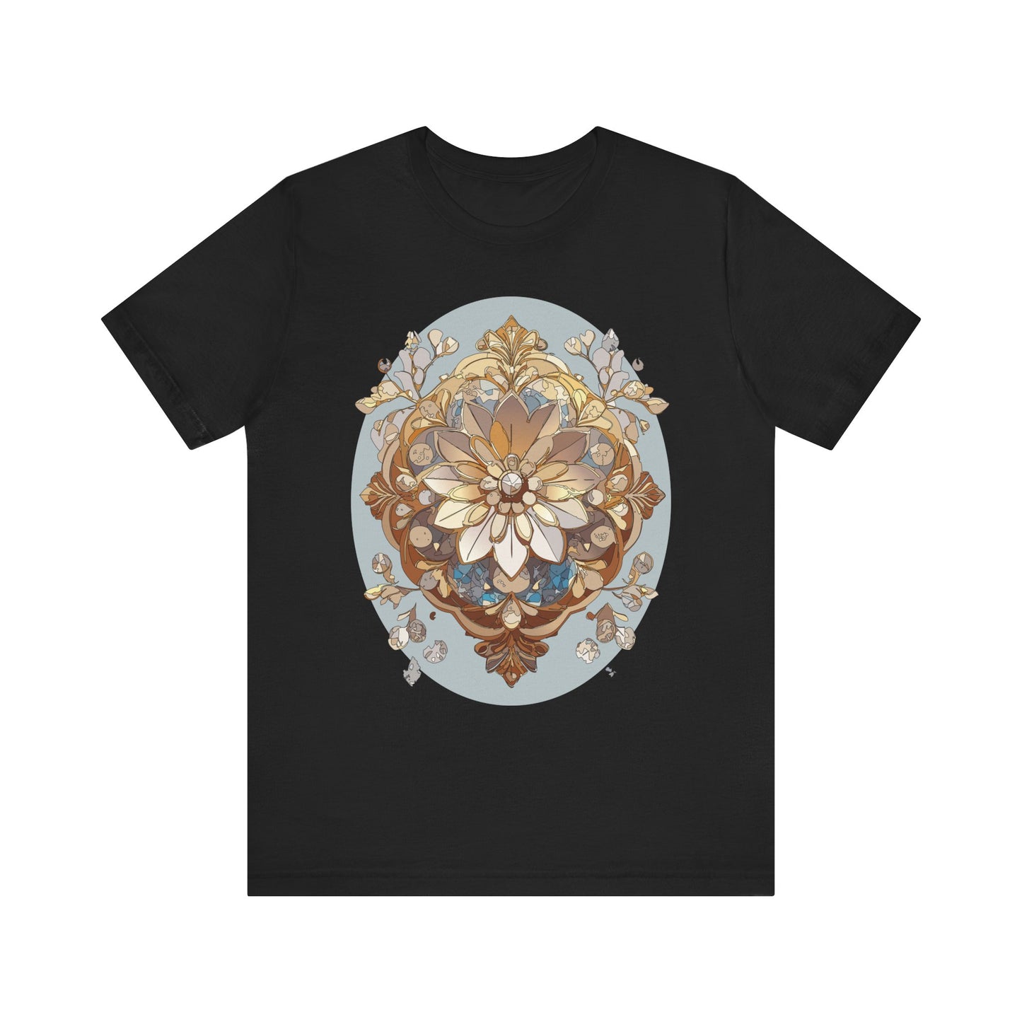Floral Shirt, Flower Shirt, Tee Shirt with Antique Flower
