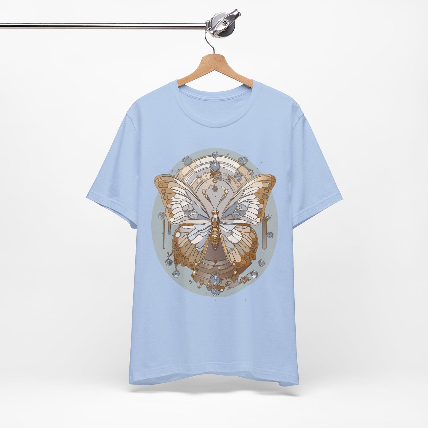Butterfly Shirt, Shirt with Butterfly, Tee Shirt with Antique Butterfly