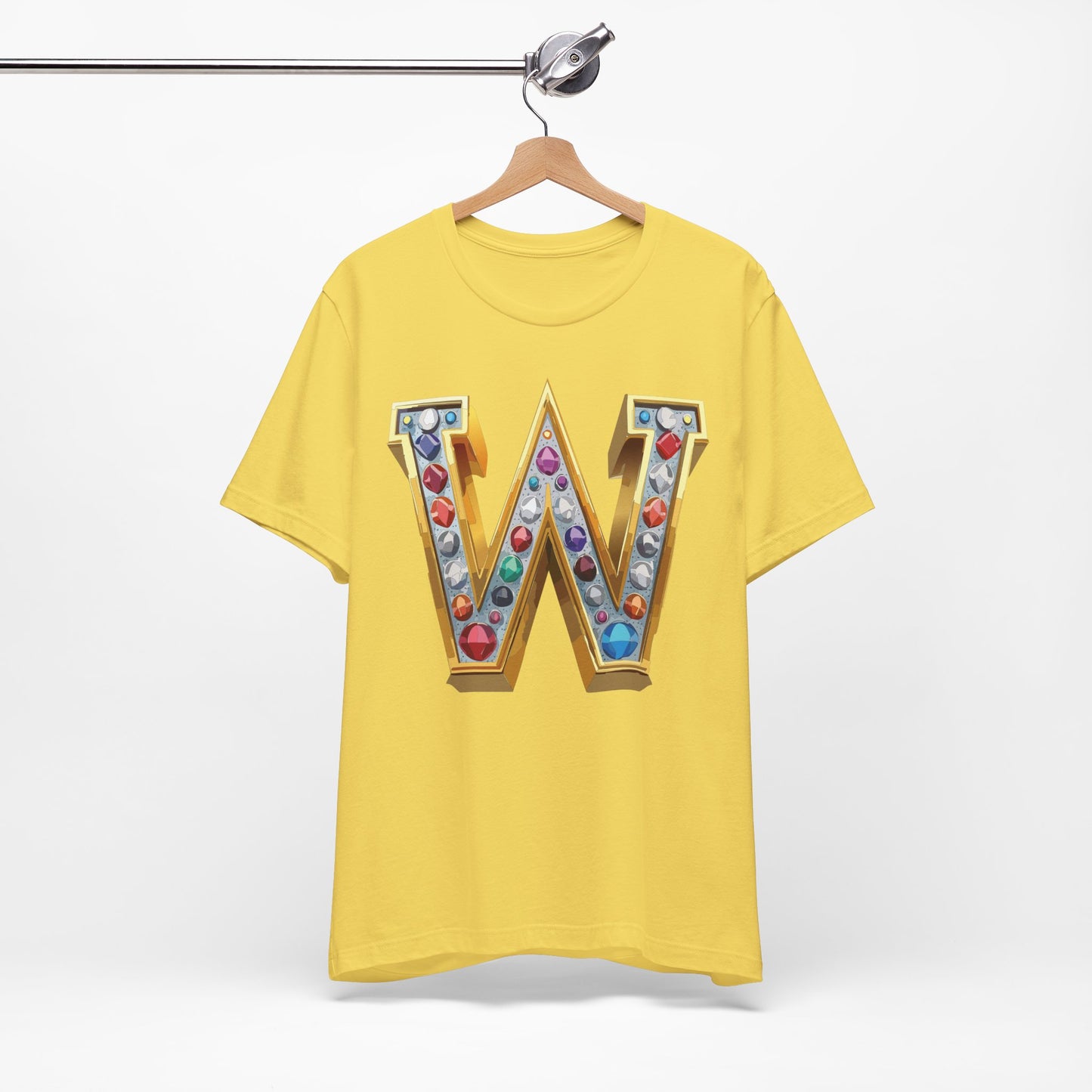 Letter Shirt, Shirt with Letters, Tee Shirt with Gold Letter, Shirt with Antique Letters