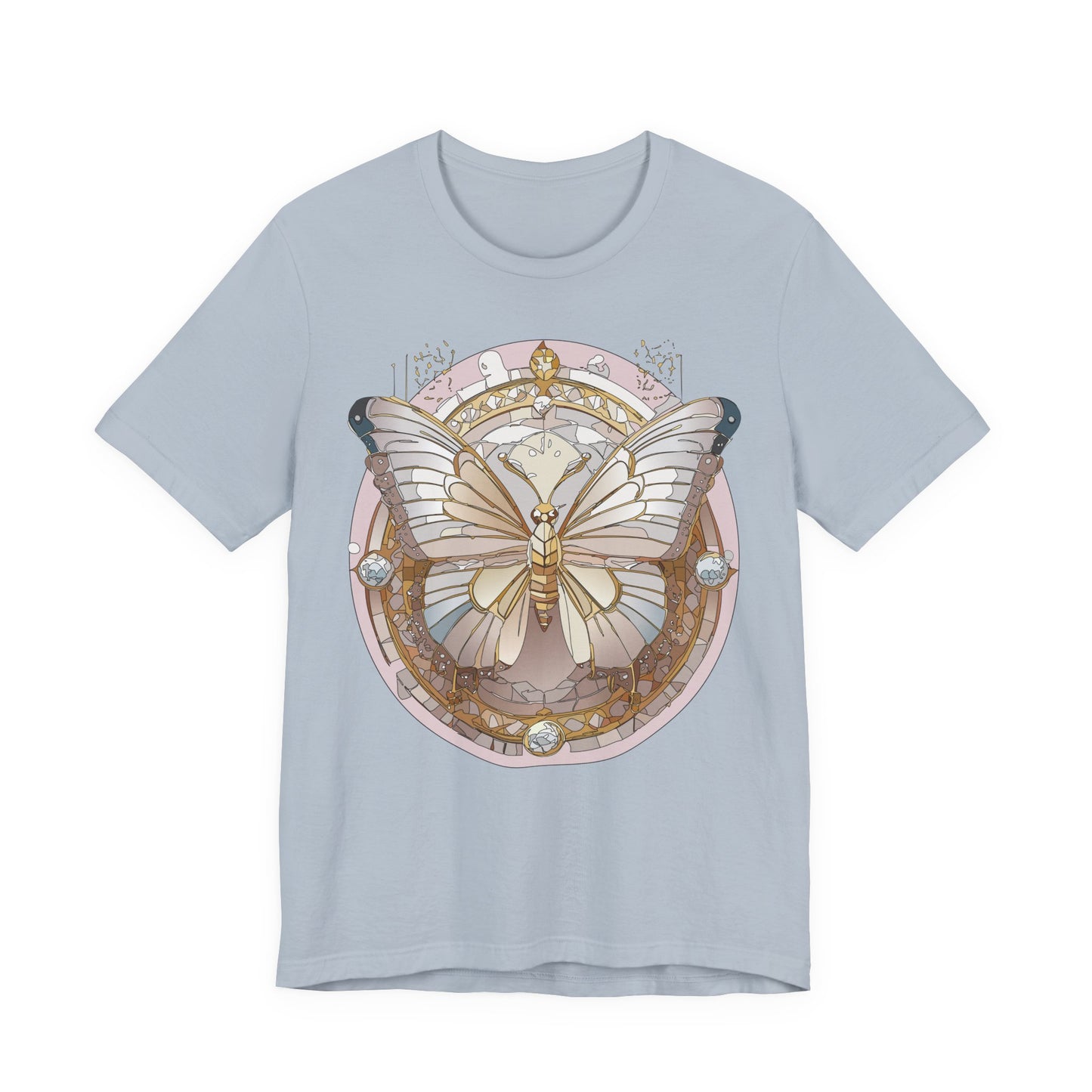 Butterfly Shirt, Shirt with Butterfly, Tee Shirt with Antique Butterfly