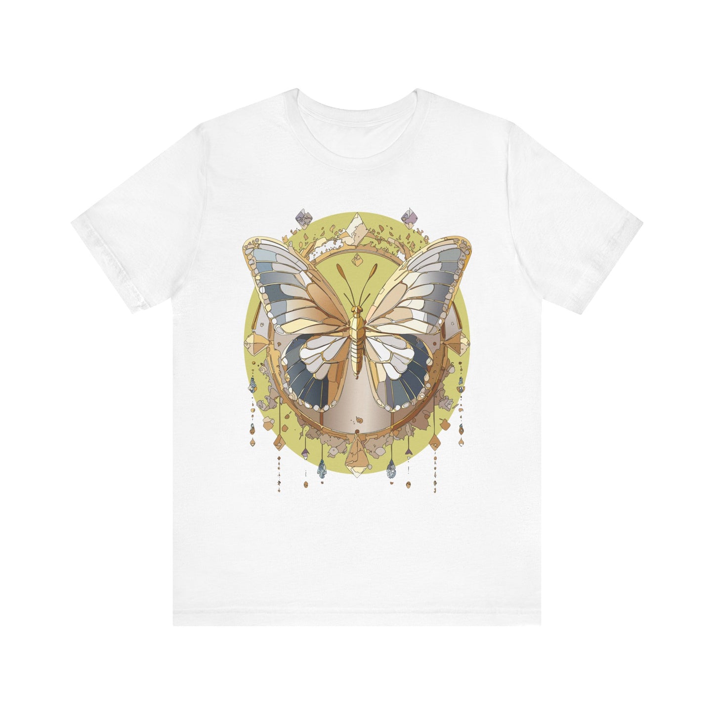 Butterfly Shirt, Shirt with Butterfly, Tee Shirt with Antique Butterfly