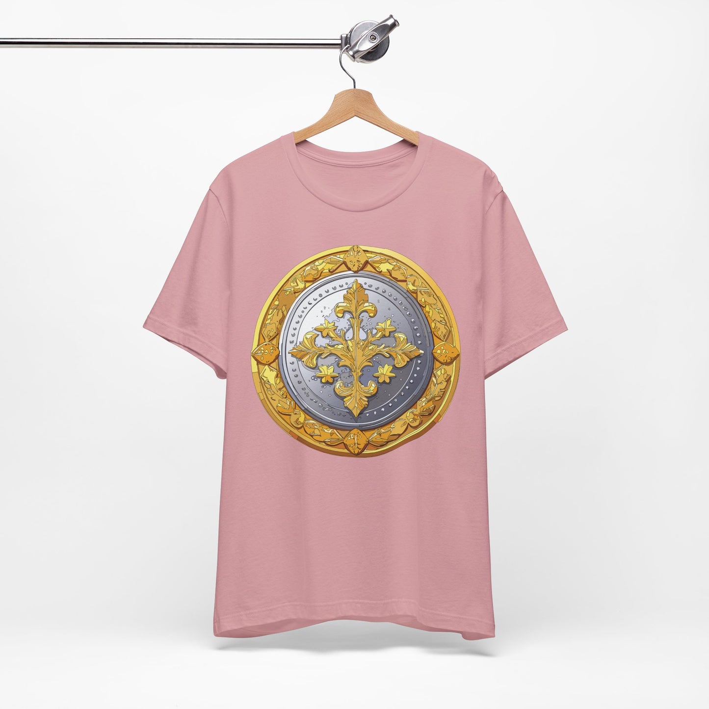 Coin Shirt, Shirt with Coin, Tee Shirt with Gold Coin, Shirt with Antique Coin