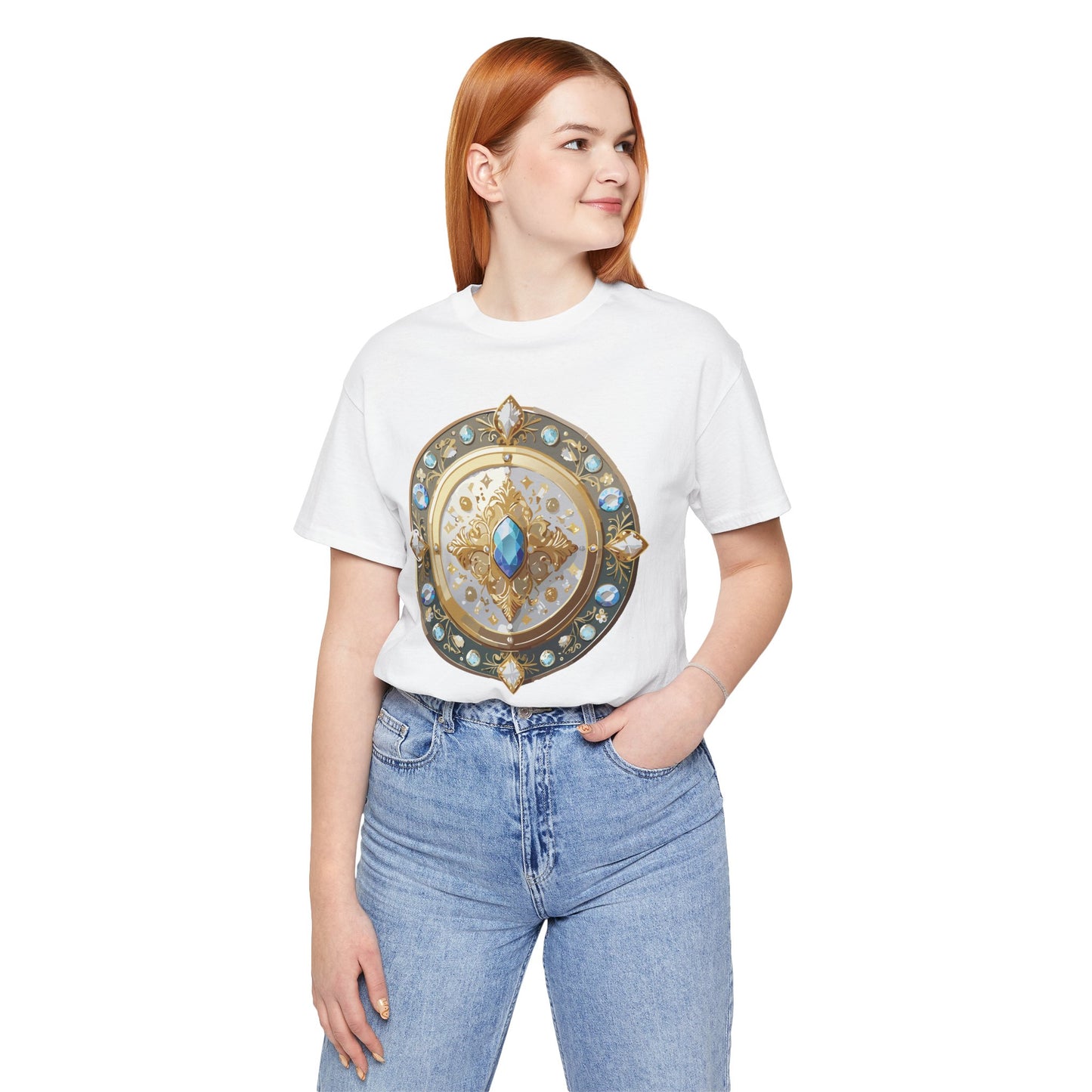 Medallion Shirt, Shirt with Medallion, Tee Shirt with Medal