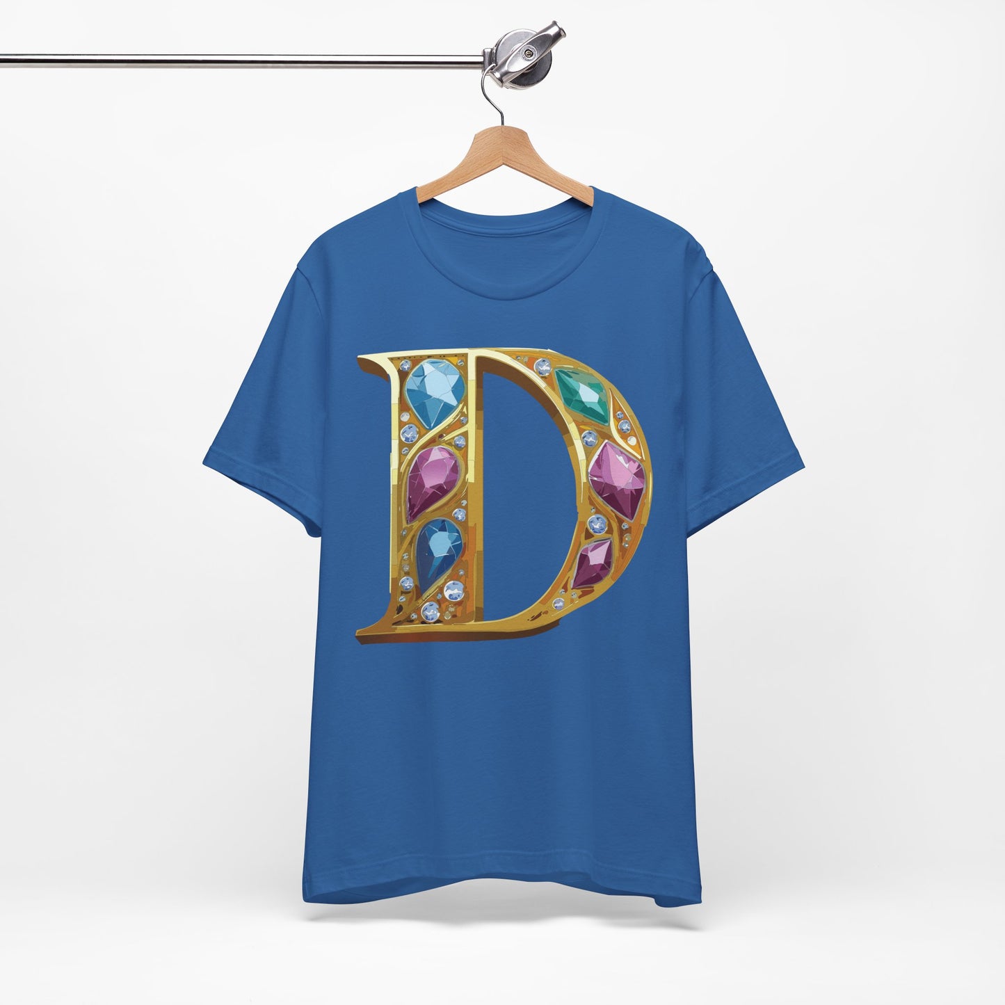 Letter Shirt, Shirt with Letters, Tee Shirt with Gold Letter, Shirt with Antique Letters