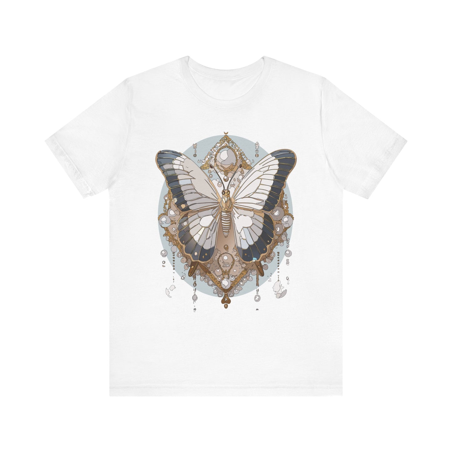 Butterfly Shirt, Shirt with Butterfly, Tee Shirt with Antique Butterfly