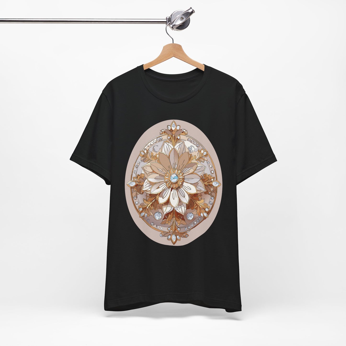 Floral Shirt, Flower Shirt, Tee Shirt with Antique Flower