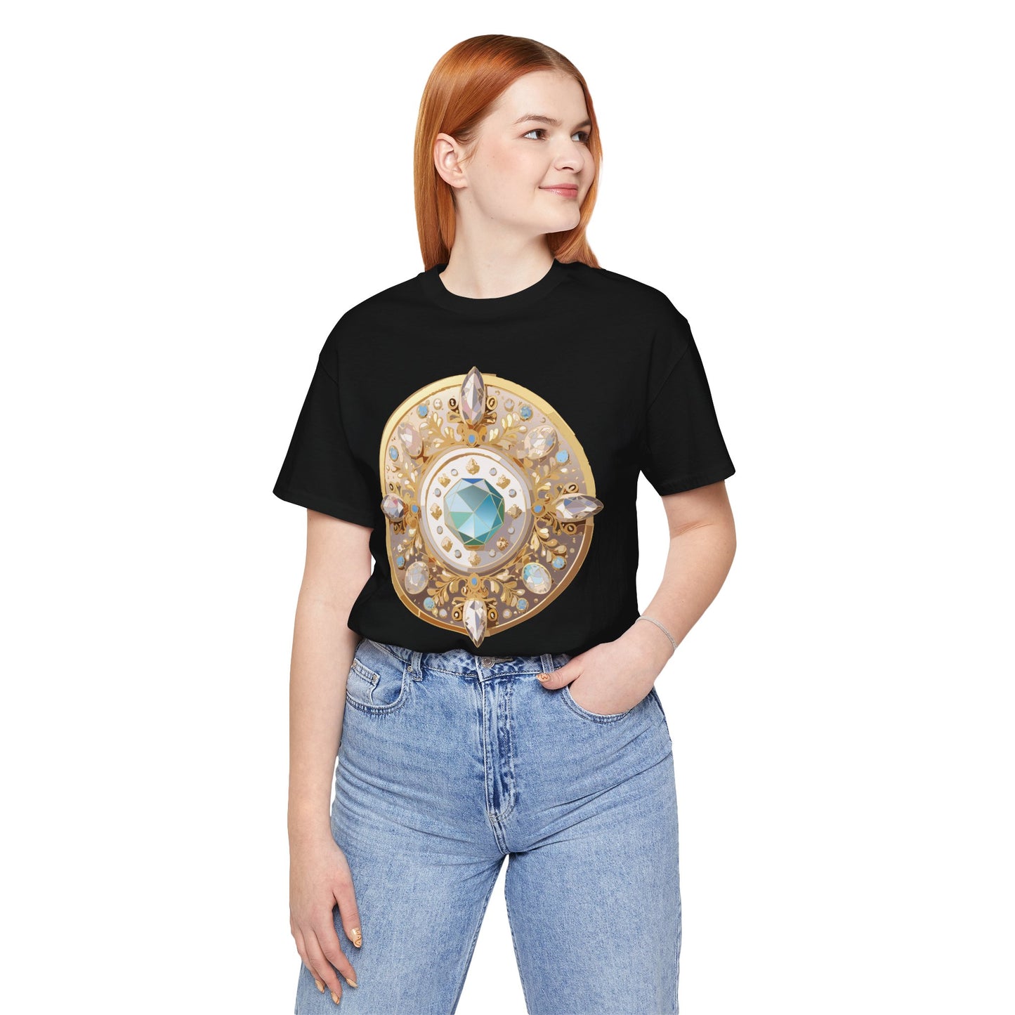 Medallion Shirt, Shirt with Medallion, Tee Shirt with Medal