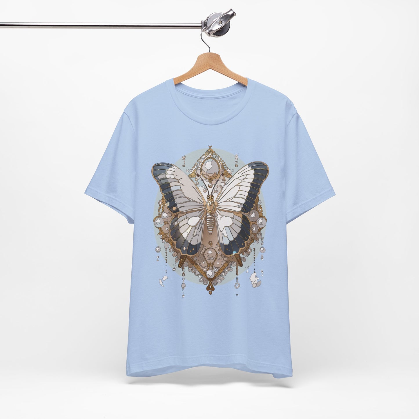 Butterfly Shirt, Shirt with Butterfly, Tee Shirt with Antique Butterfly