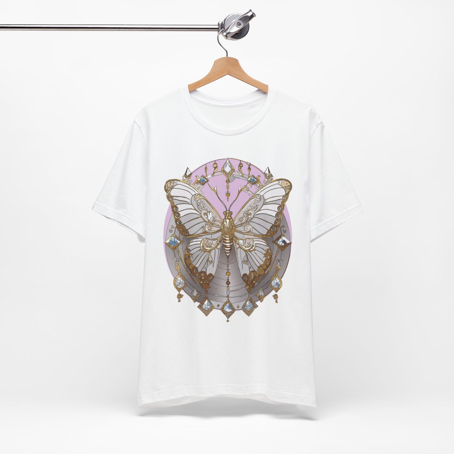 Butterfly Shirt, Shirt with Butterfly, Tee Shirt with Antique Butterfly