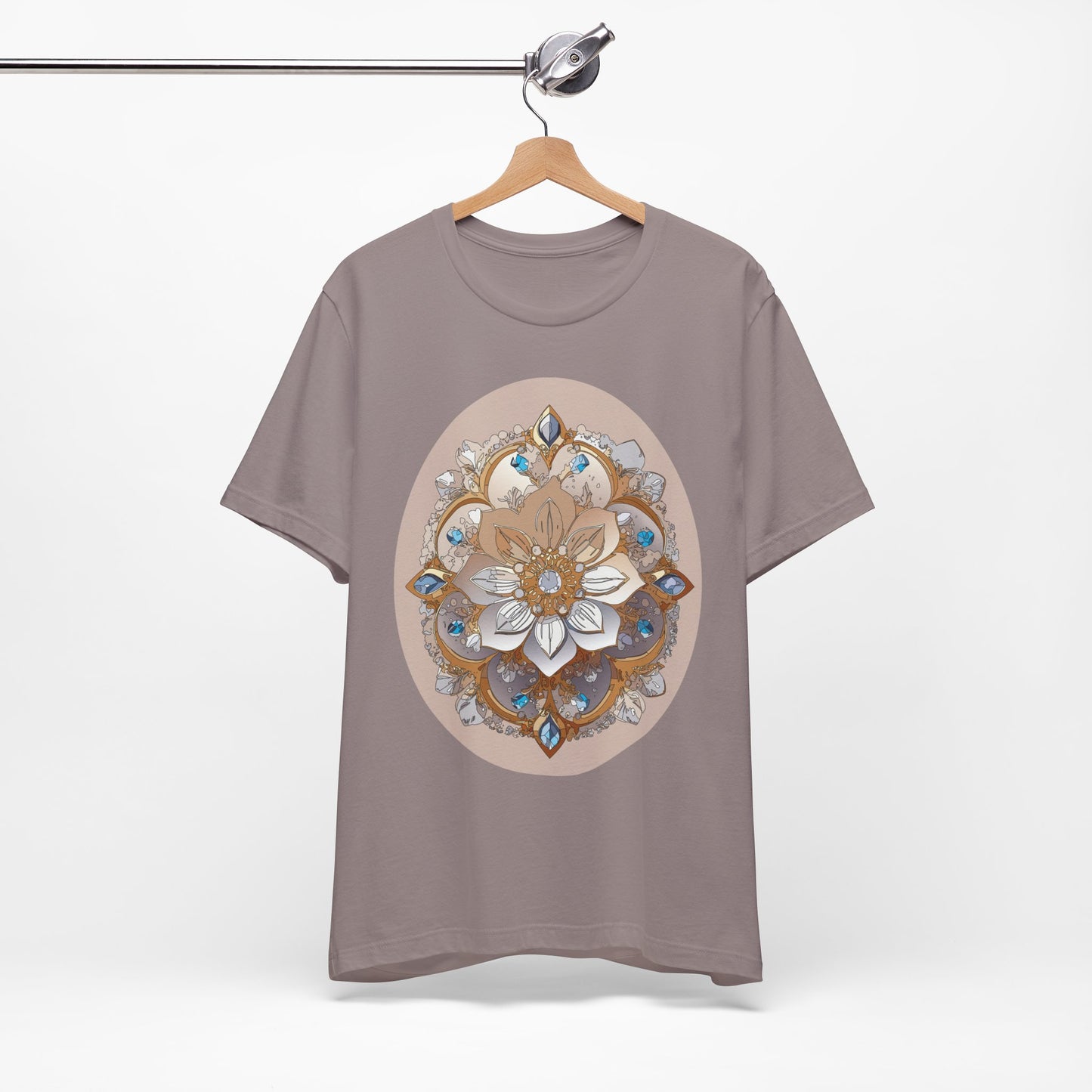 Floral Shirt, Flower Shirt, Tee Shirt with Antique Flower