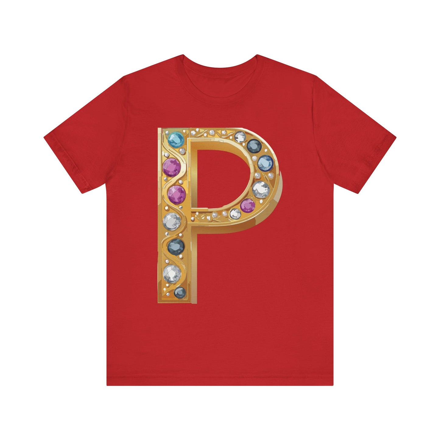 Letter Shirt, Shirt with Letters, Tee Shirt with Gold Letter, Shirt with Antique Letters