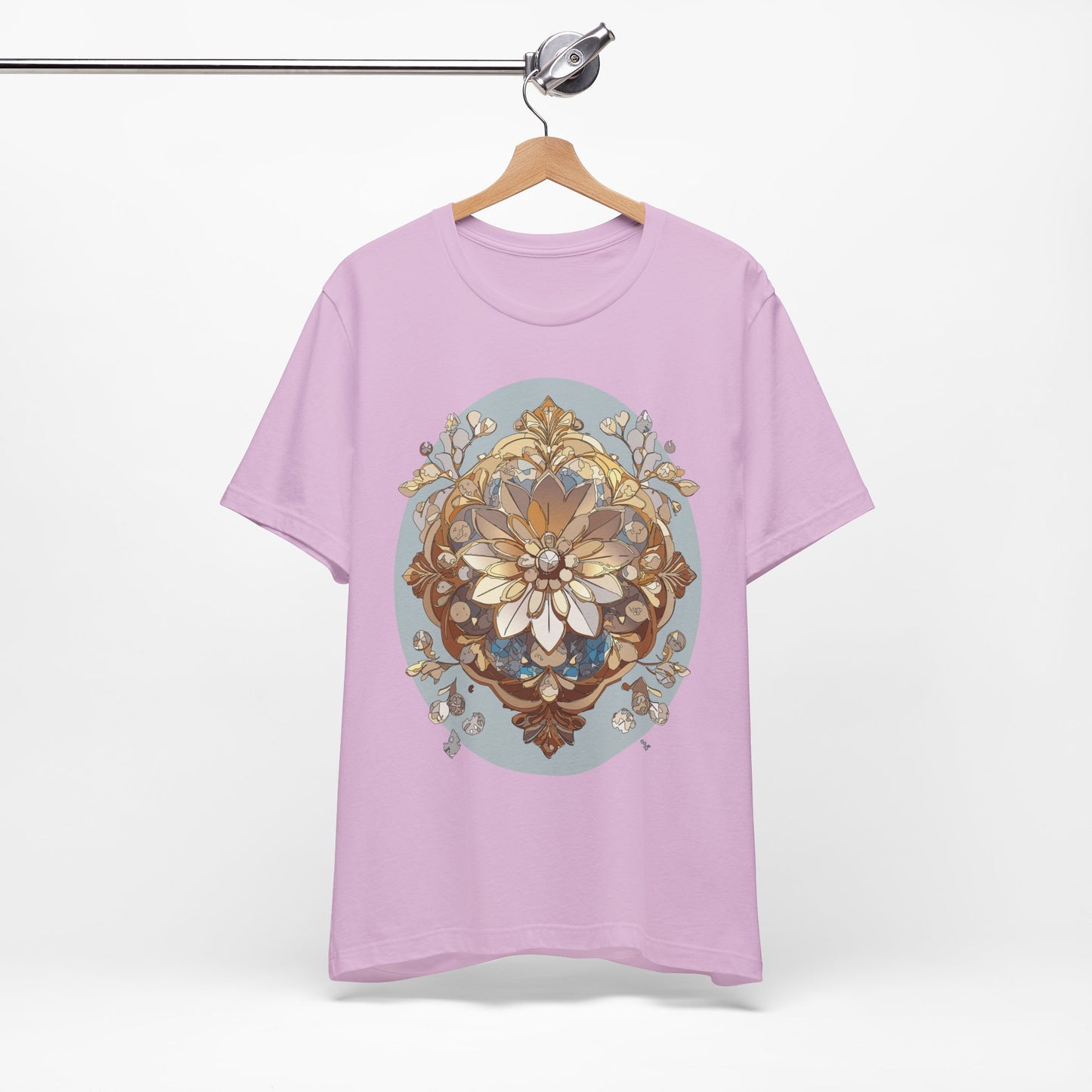 Floral Shirt, Flower Shirt, Tee Shirt with Antique Flower