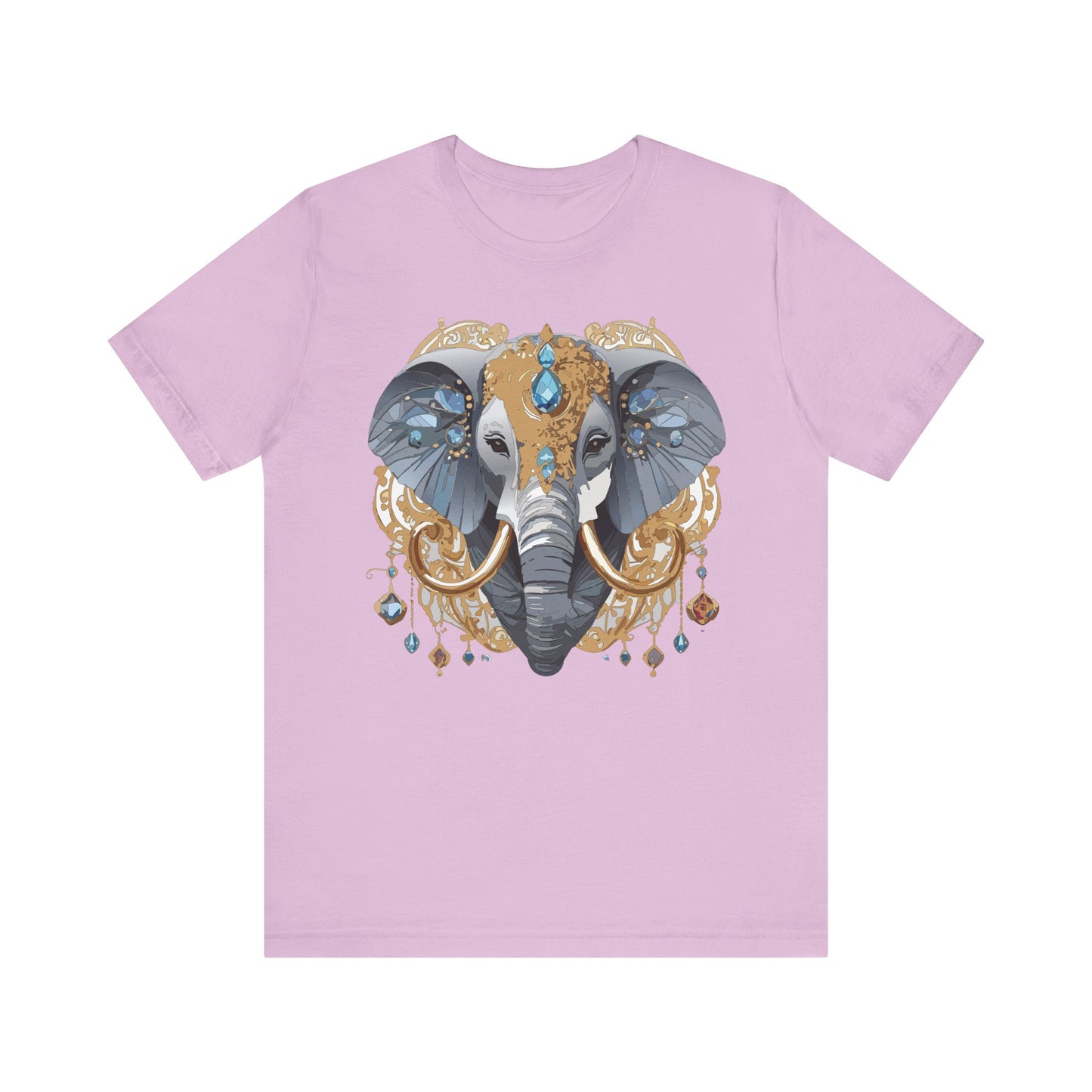 Animal Shirt, Shirt with Animal, Tee Shirt with Gold Animal Medal, Shirt with Antique Animal Medallion