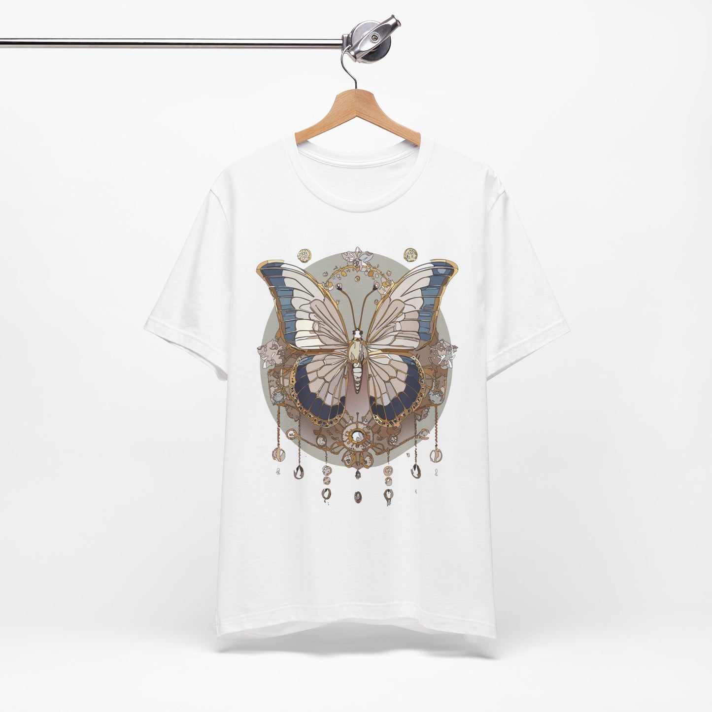 Butterfly Shirt, Shirt with Butterfly, Tee Shirt with Antique Butterfly