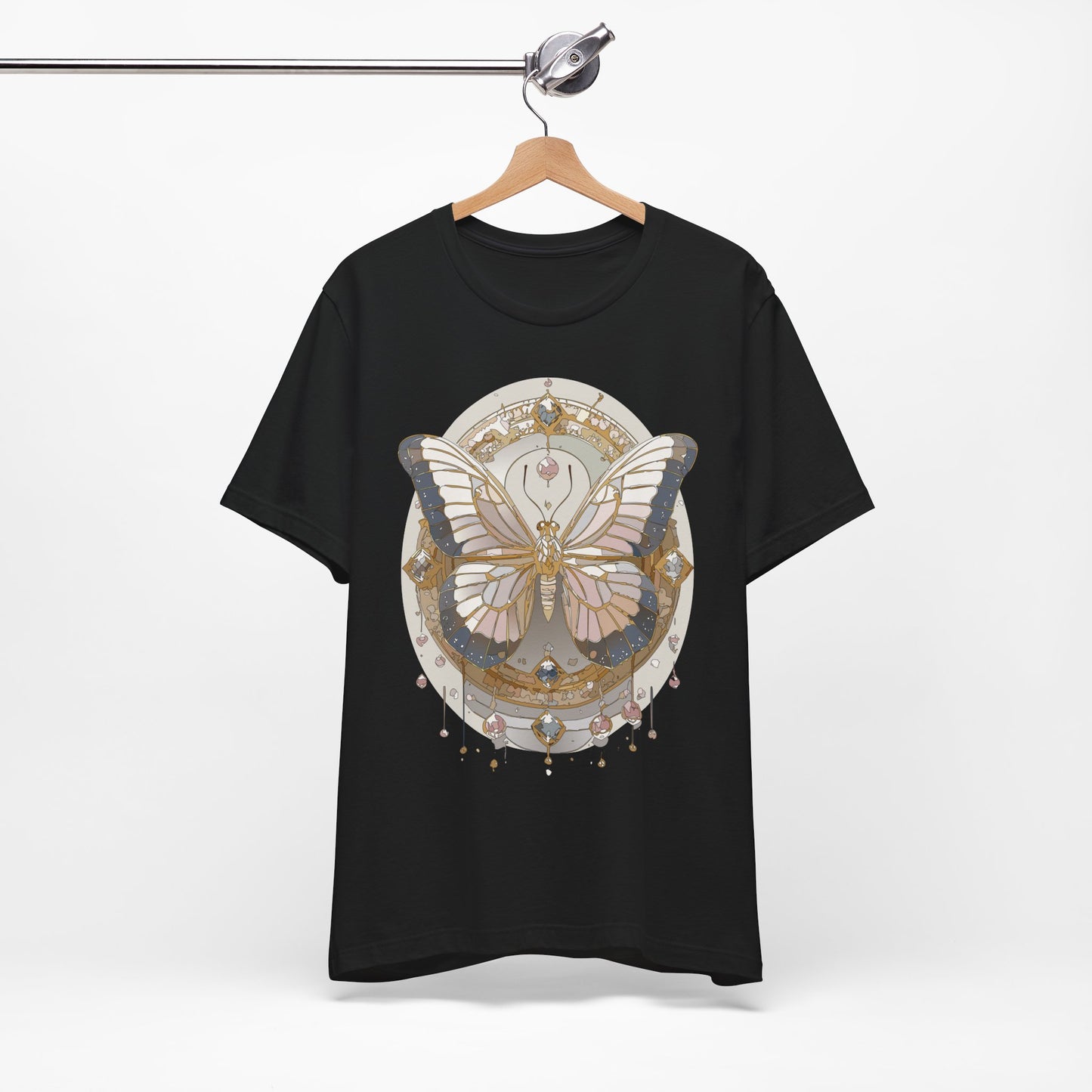 Butterfly Shirt, Shirt with Butterfly, Tee Shirt with Antique Butterfly
