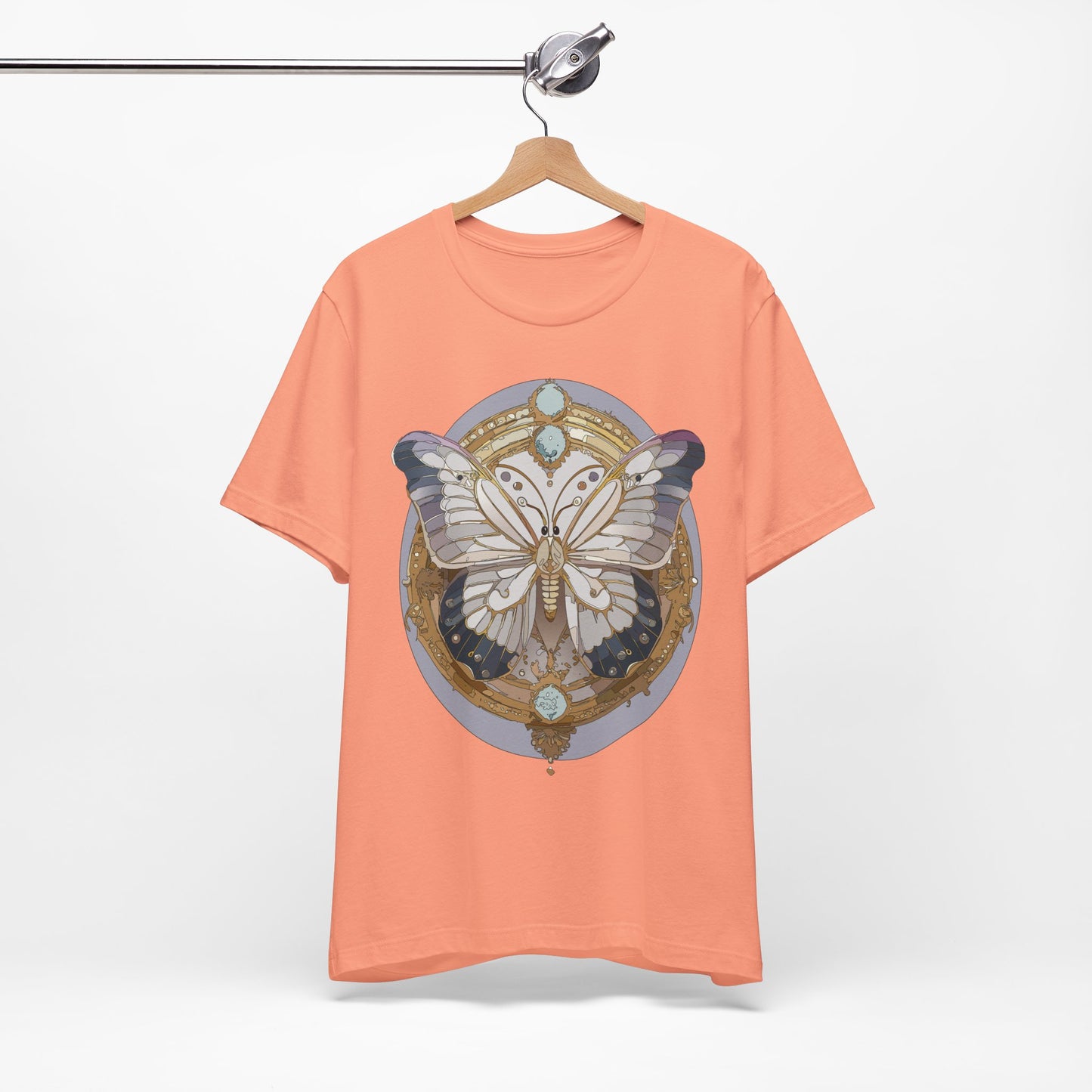 Butterfly Shirt, Shirt with Butterfly, Tee Shirt with Antique Butterfly