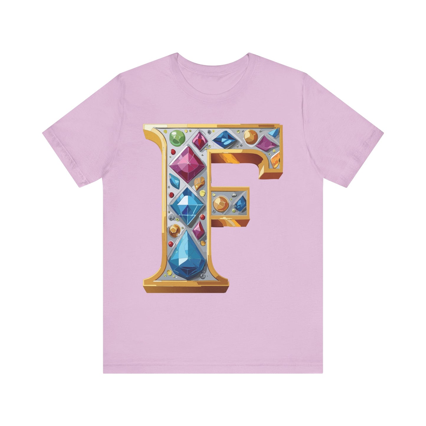 Letter Shirt, Shirt with Letters, Tee Shirt with Gold Letter, Shirt with Antique Letters
