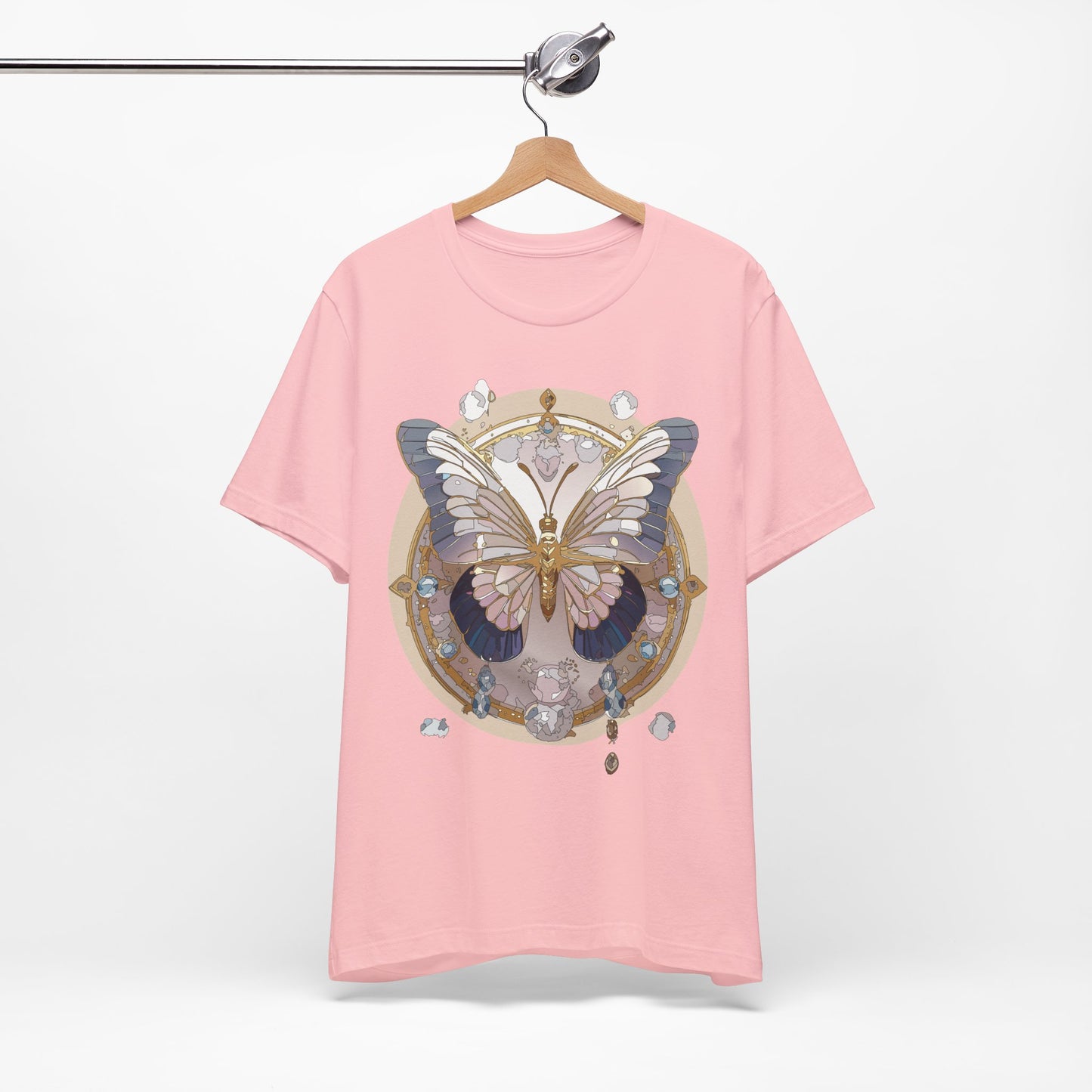Butterfly Shirt, Shirt with Butterfly, Tee Shirt with Antique Butterfly