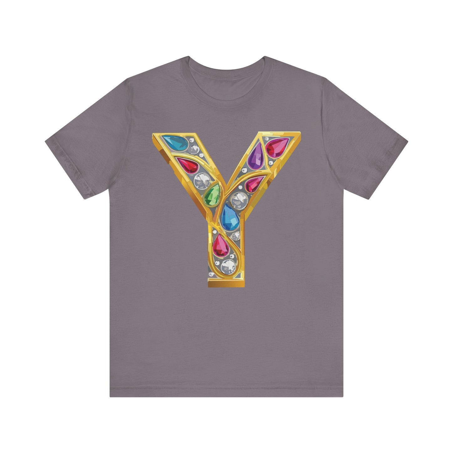 Letter Shirt, Shirt with Letters, Tee Shirt with Gold Letter, Shirt with Antique Letters
