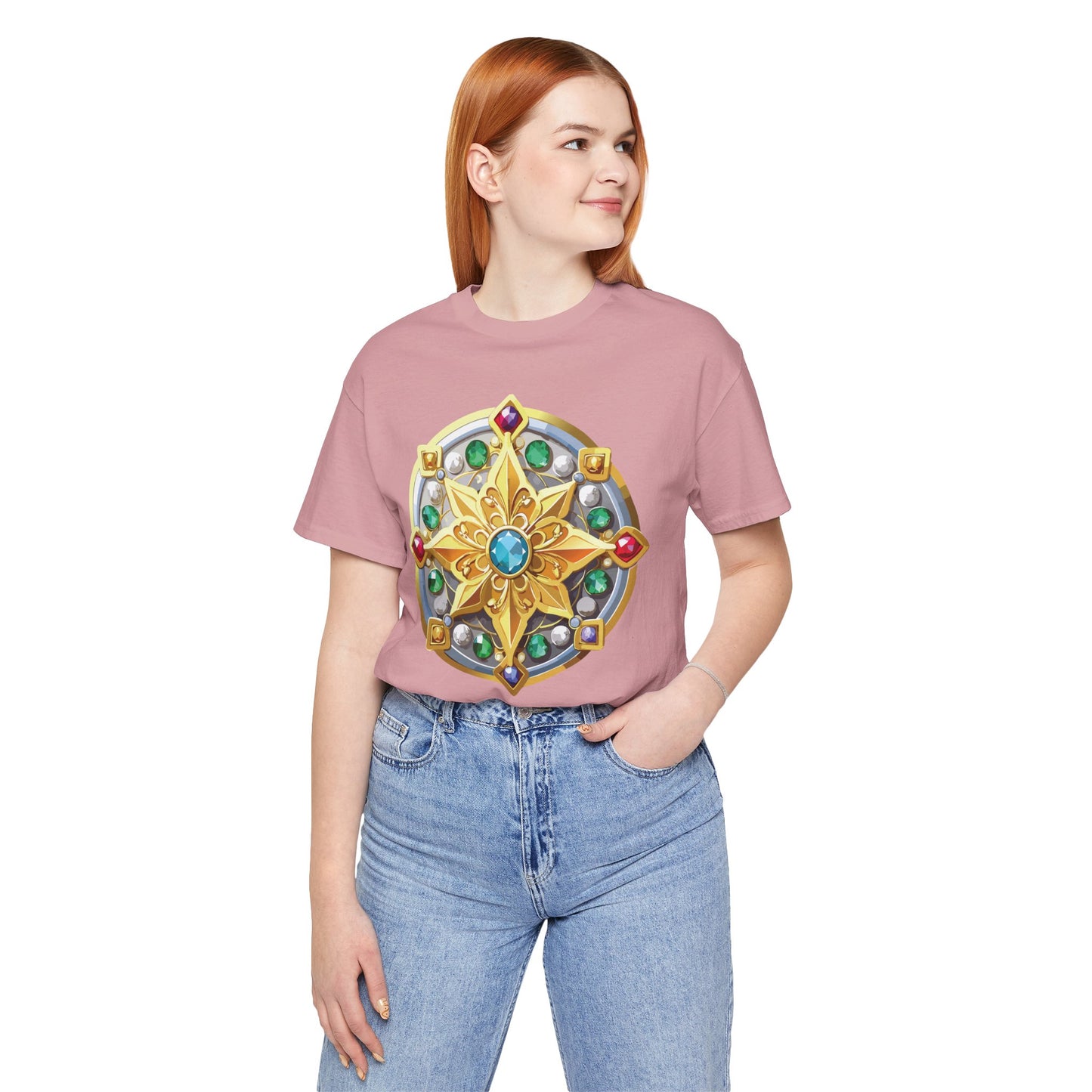 Medallion Shirt, Shirt with Medallion, Tee Shirt with Medal