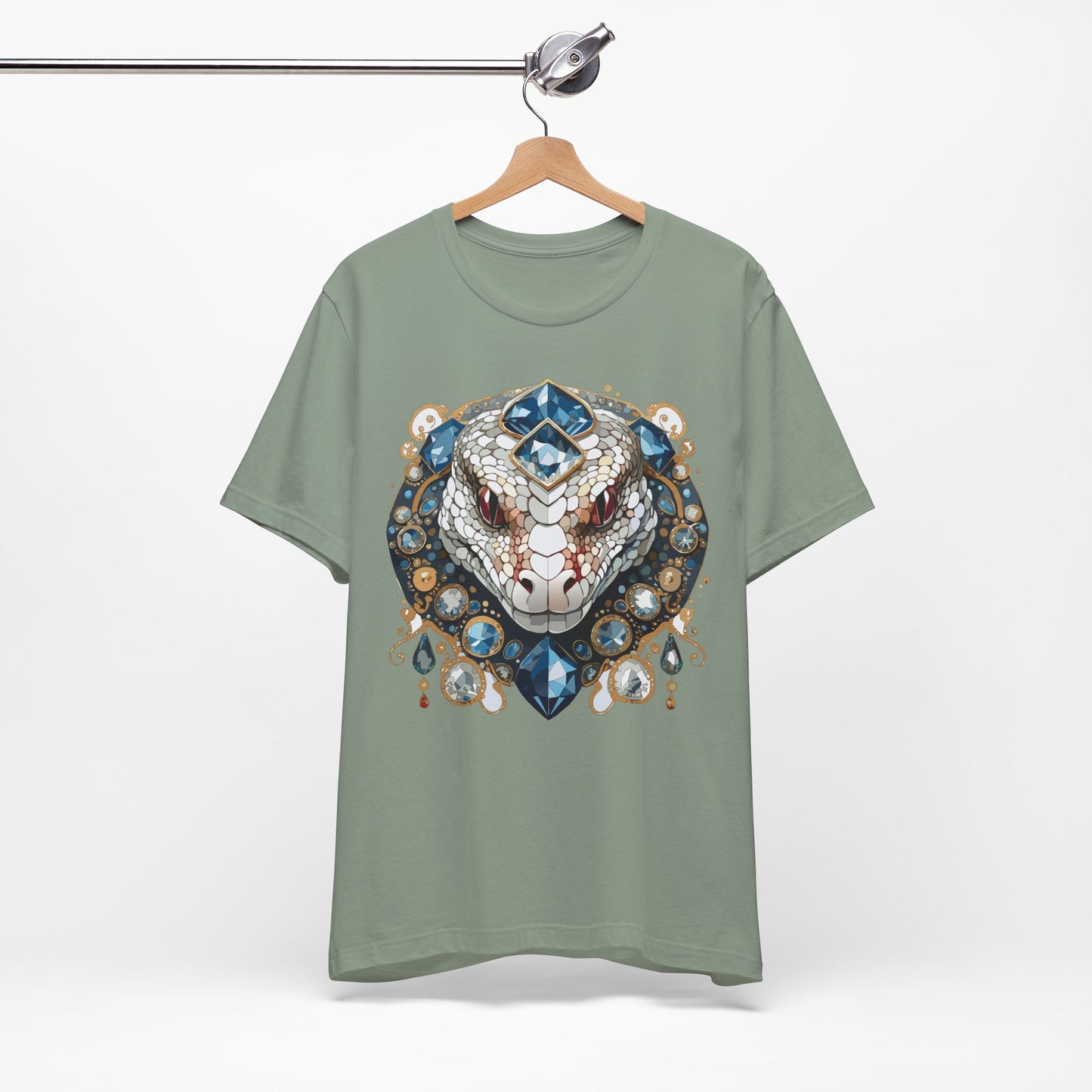 Animal Shirt, Shirt with Animal, Tee Shirt with Gold Animal Medal, Shirt with Antique Animal Medallion