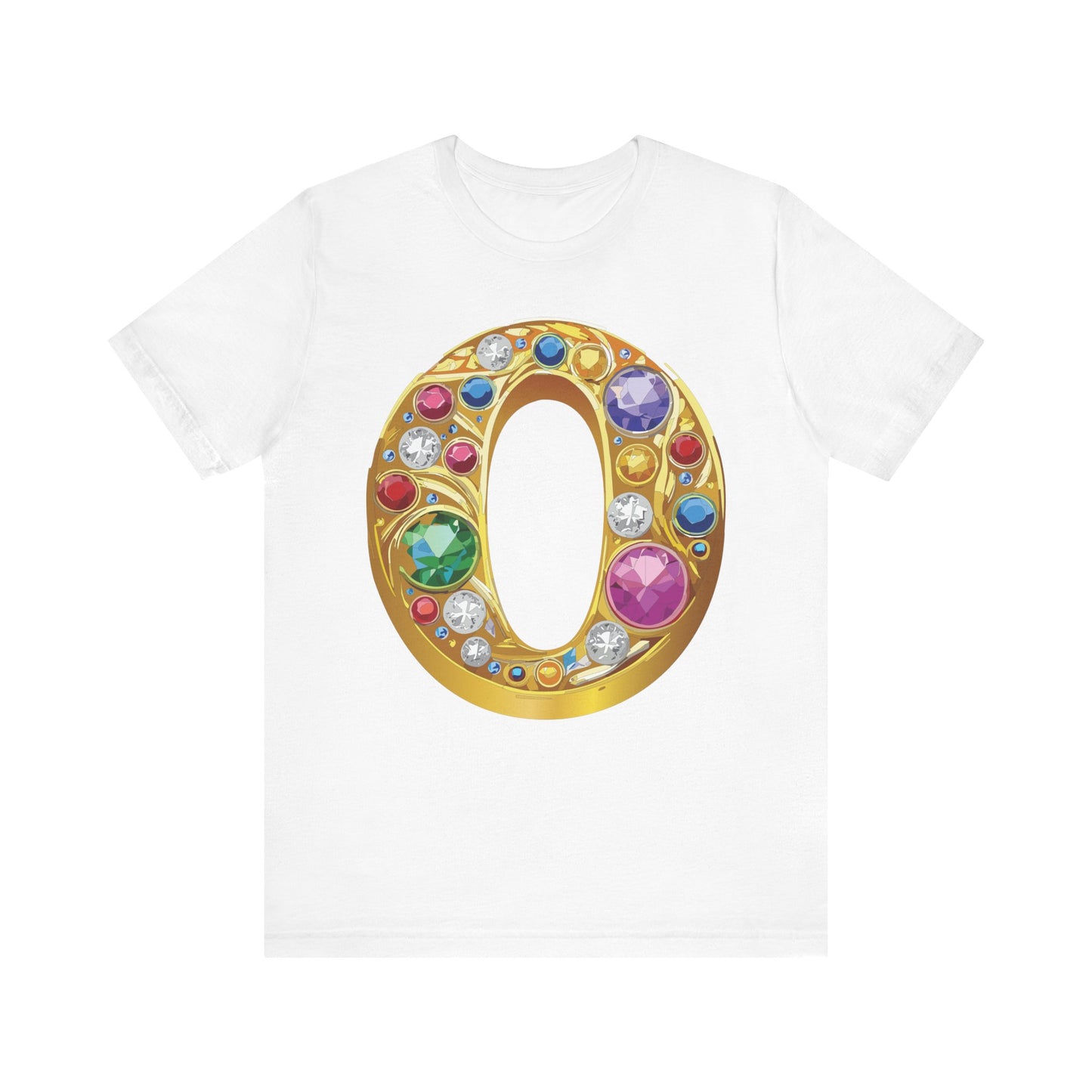 Letter Shirt, Shirt with Letters, Tee Shirt with Gold Letter, Shirt with Antique Letters