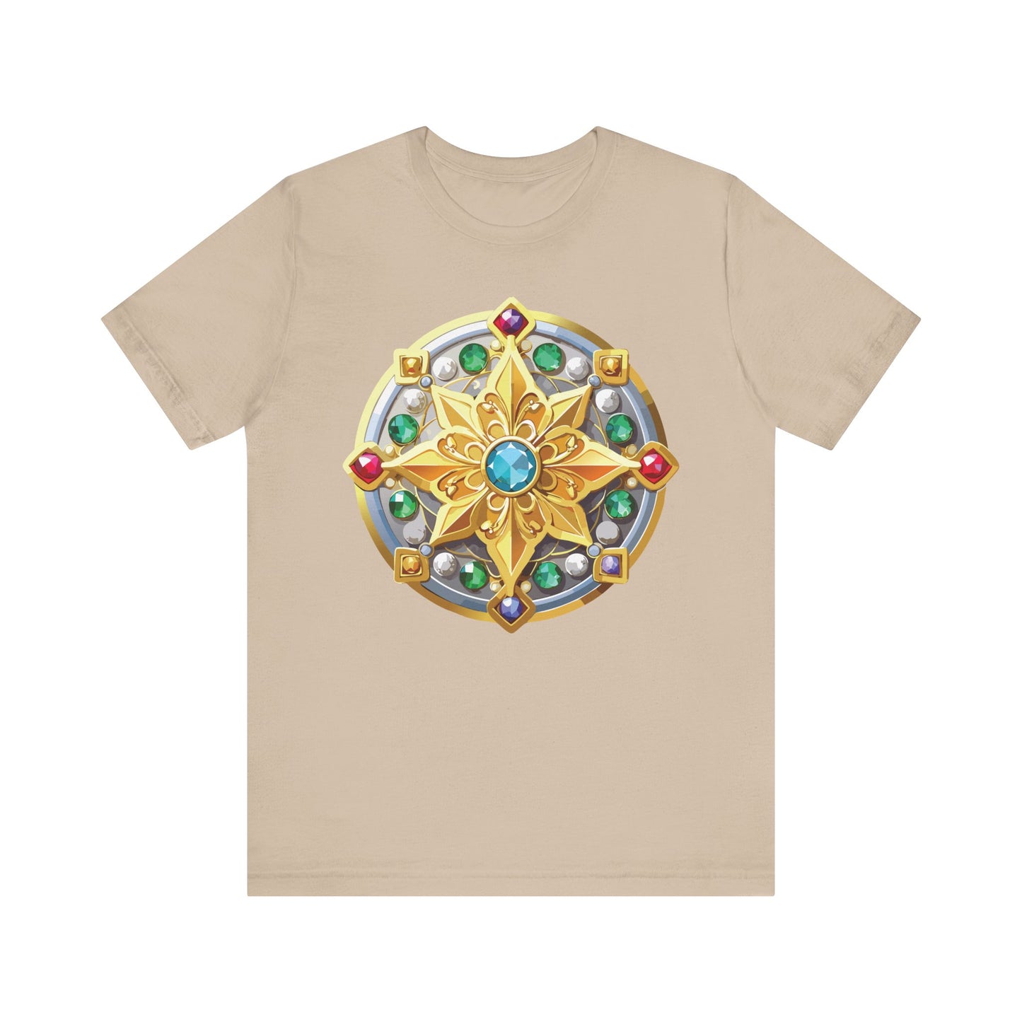 Medallion Shirt, Shirt with Medallion, Tee Shirt with Medal