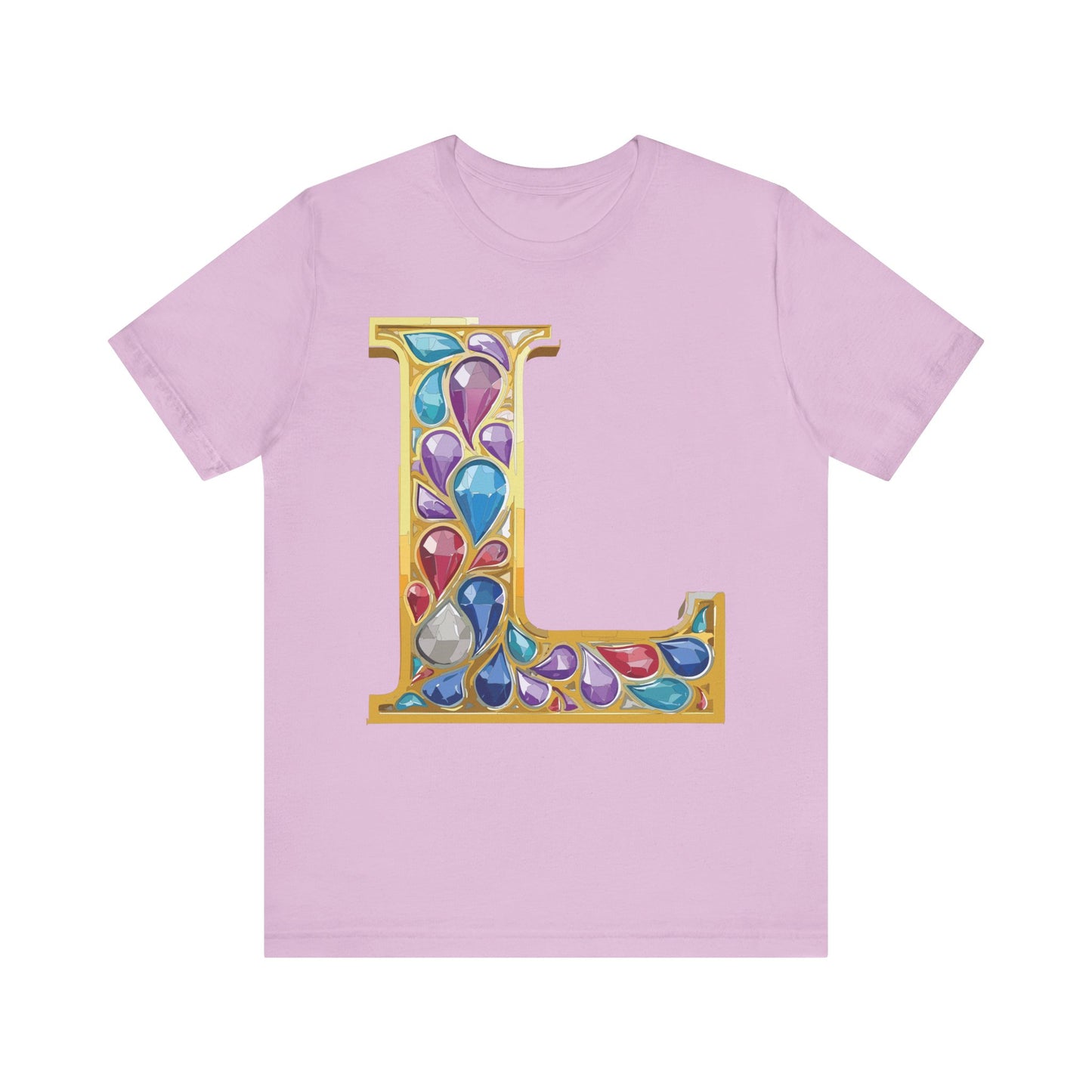 Letter Shirt, Shirt with Letters, Tee Shirt with Gold Letter, Shirt with Antique Letters