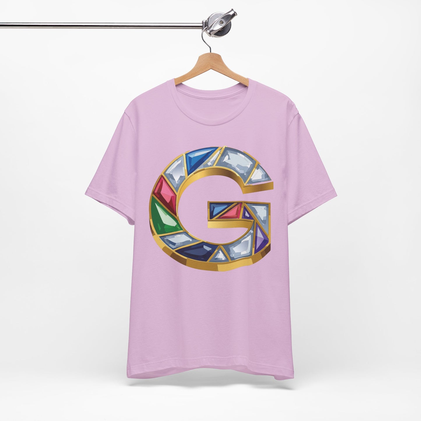 Letter Shirt, Shirt with Letters, Tee Shirt with Gold Letter, Shirt with Antique Letters