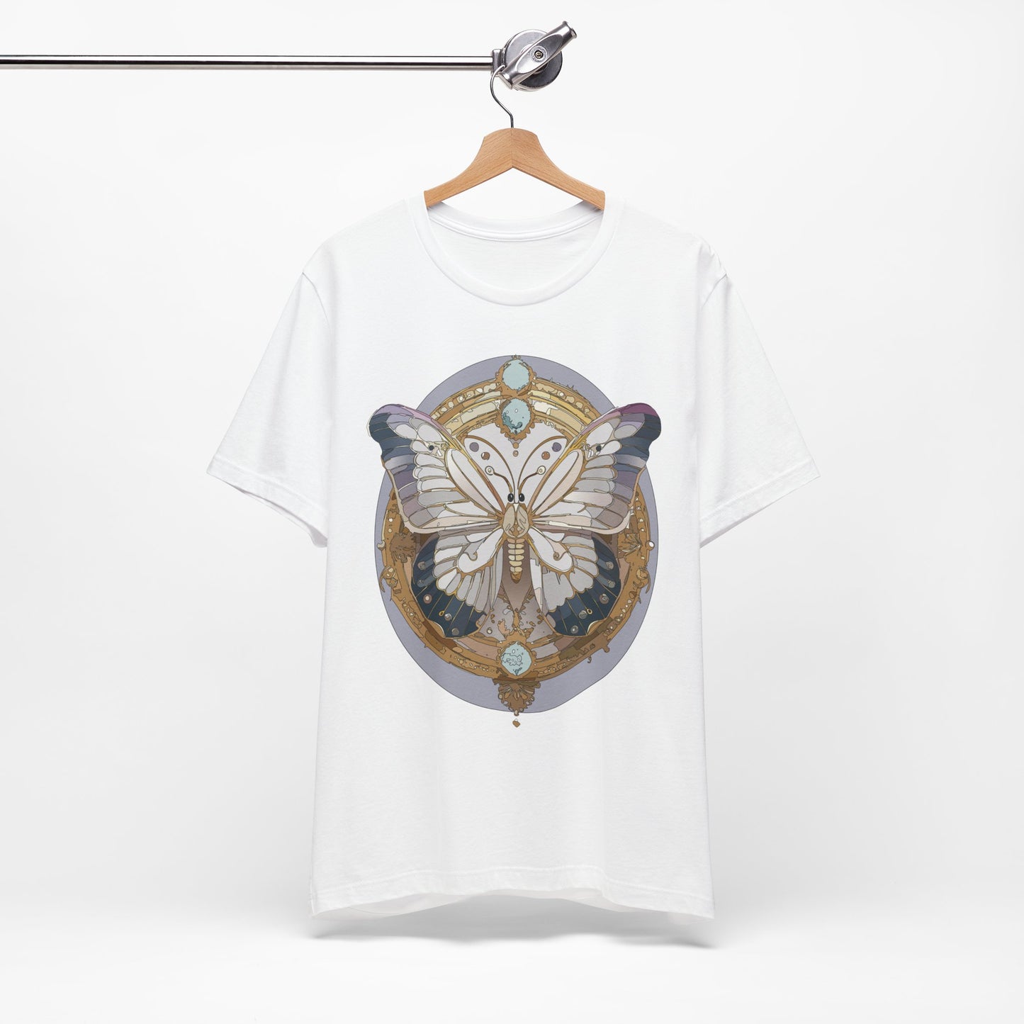 Butterfly Shirt, Shirt with Butterfly, Tee Shirt with Antique Butterfly