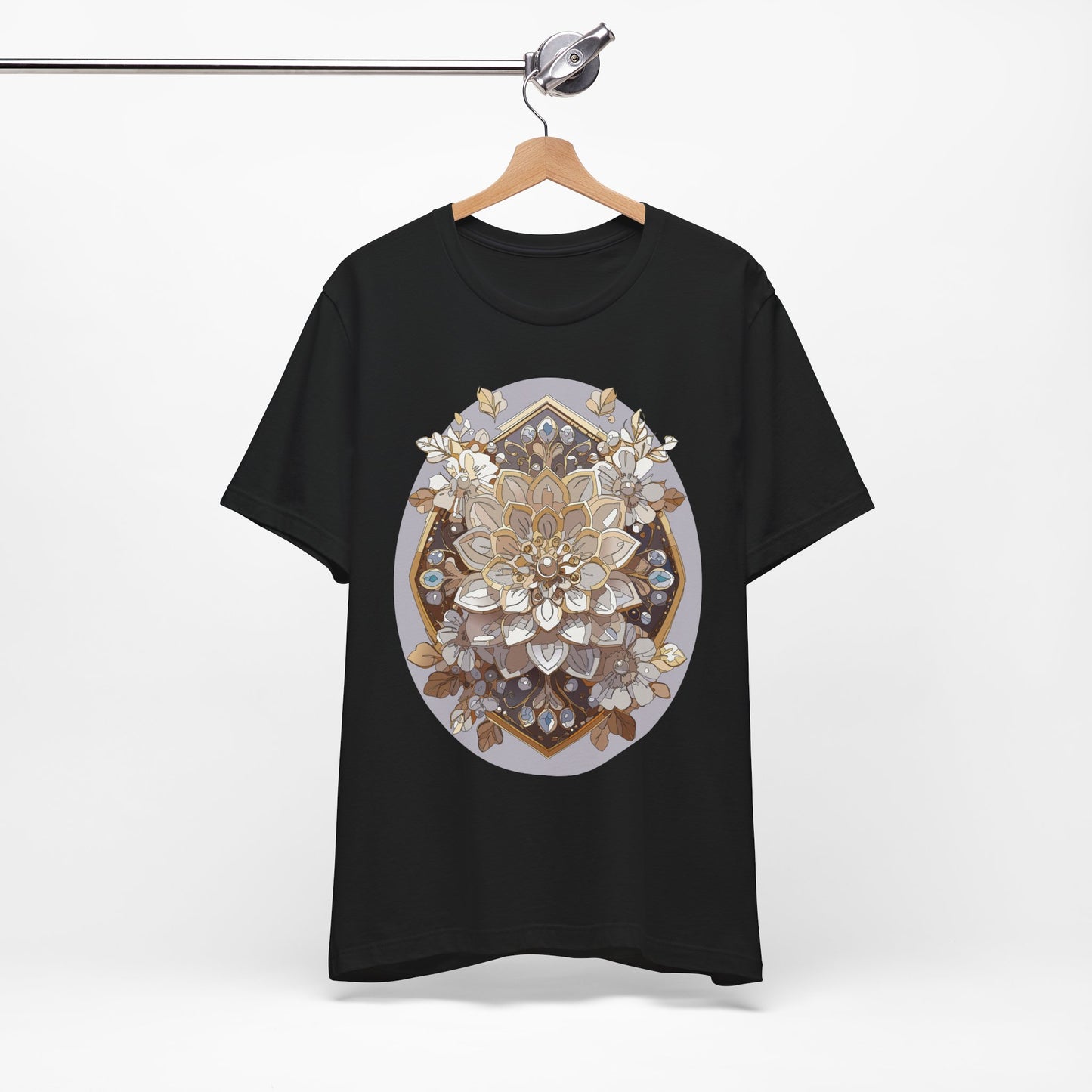 Floral Shirt, Flower Shirt, Tee Shirt with Antique Flower