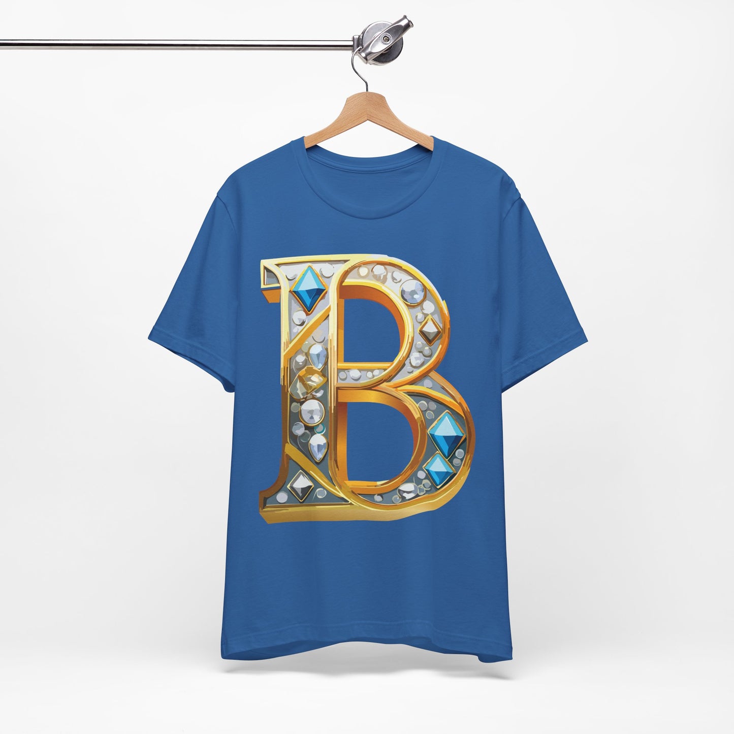 Letter Shirt, Shirt with Letters, Tee Shirt with Gold Letter, Shirt with Antique Letters