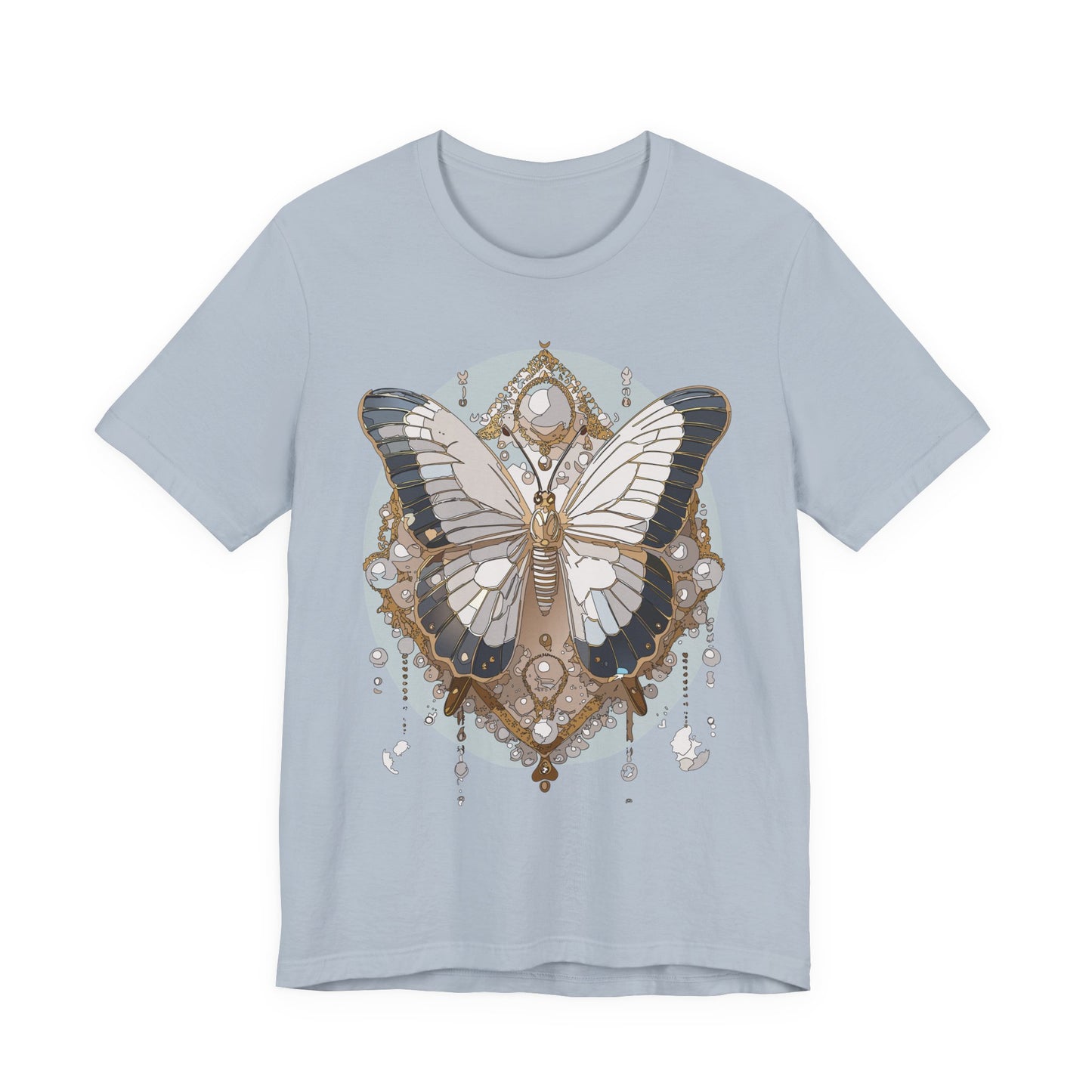 Butterfly Shirt, Shirt with Butterfly, Tee Shirt with Antique Butterfly