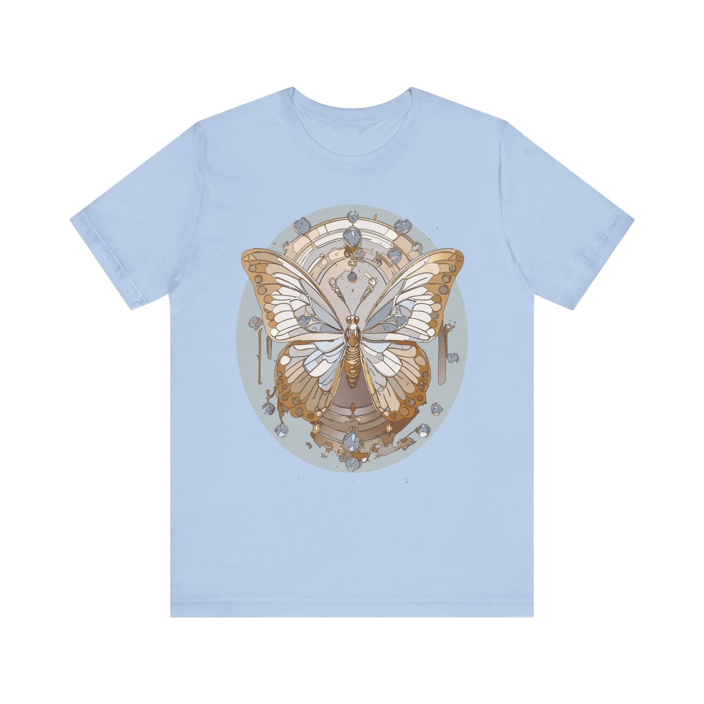 Butterfly Shirt, Shirt with Butterfly, Tee Shirt with Antique Butterfly