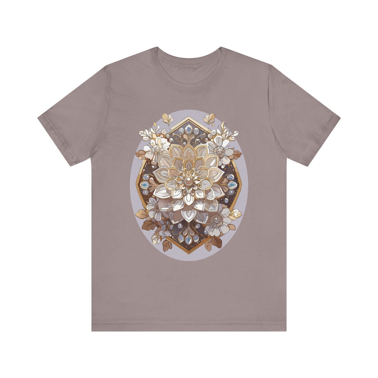 Floral Shirt, Flower Shirt, Tee Shirt with Antique Flower