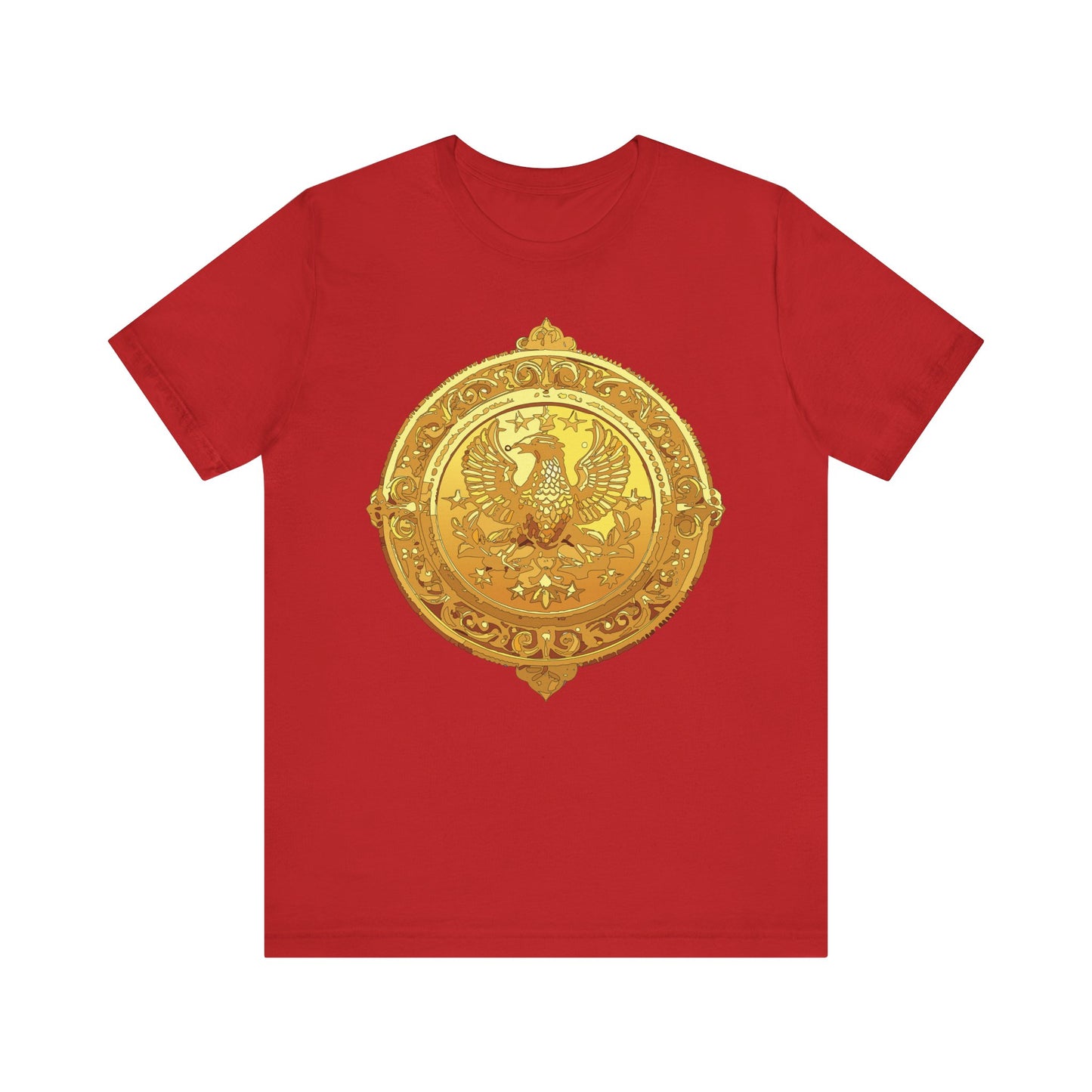 Coin Shirt, Shirt with Coin, Tee Shirt with Gold Coin, Shirt with Antique Coin