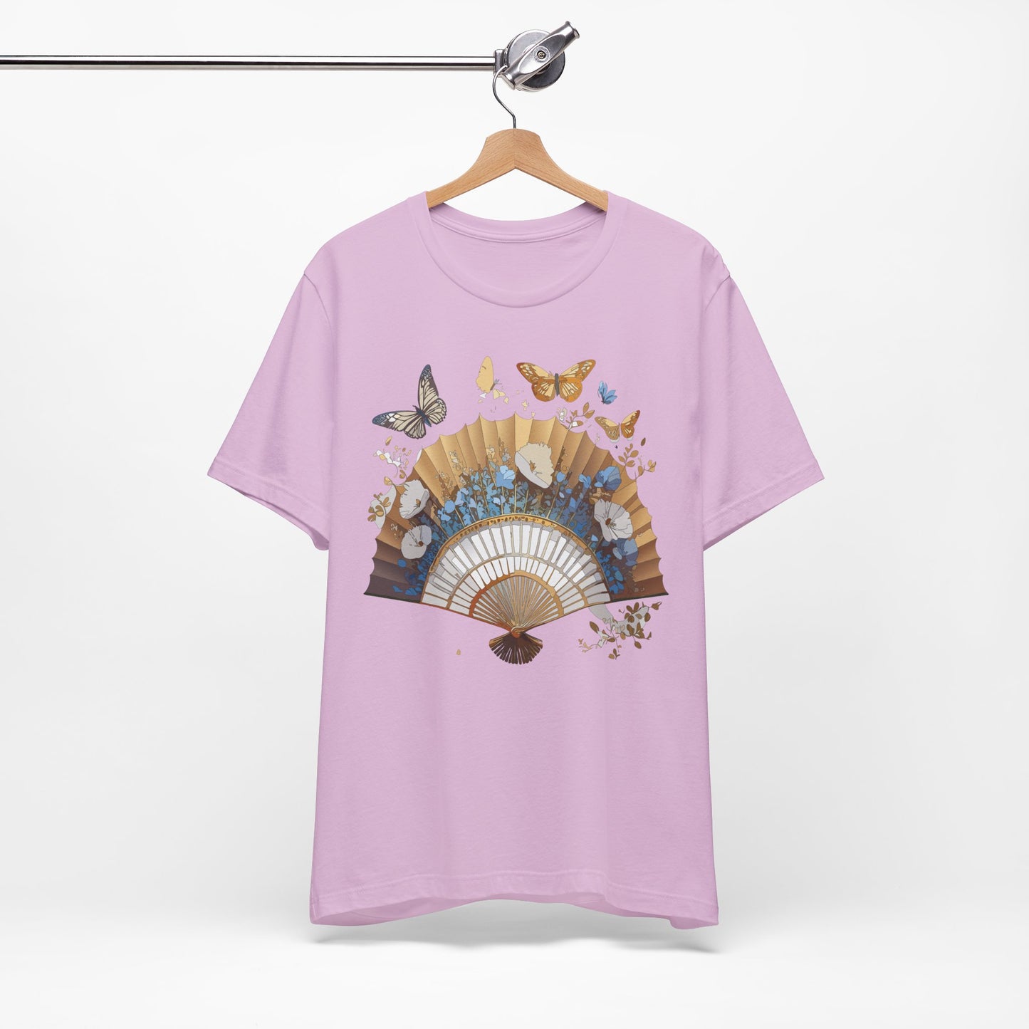 Fan shirt, Shirt with Fan, Tee Shirt with Gold Blower