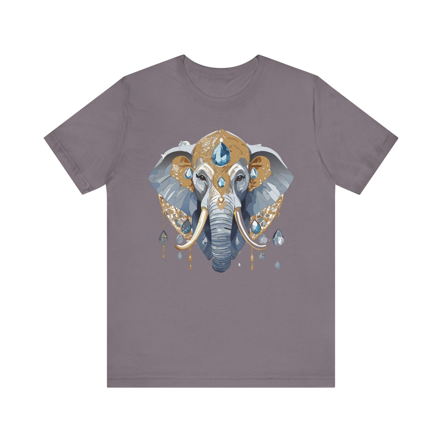 Animal Shirt, Shirt with Animal, Tee Shirt with Gold Animal Medal, Shirt with Antique Animal Medallion