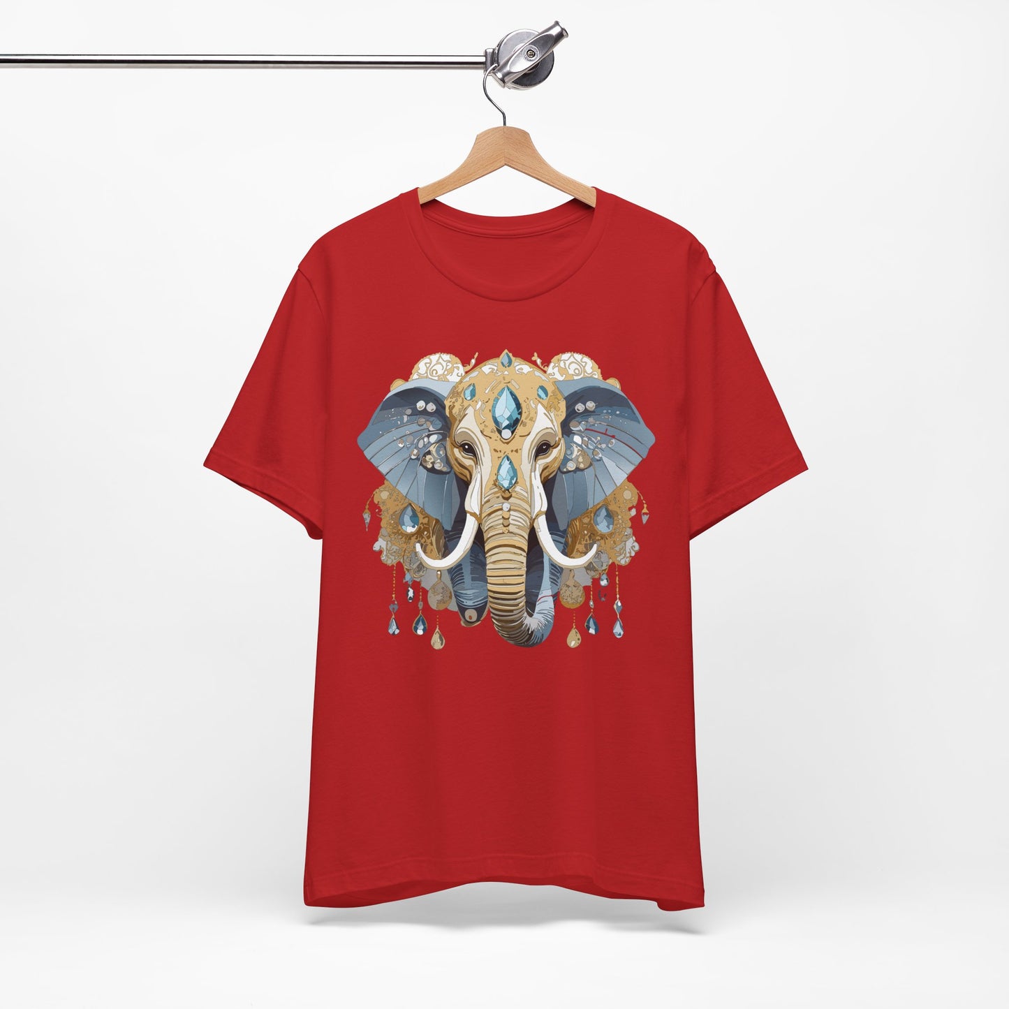 Animal Shirt, Shirt with Animal, Tee Shirt with Gold Animal Medal, Shirt with Antique Animal Medallion